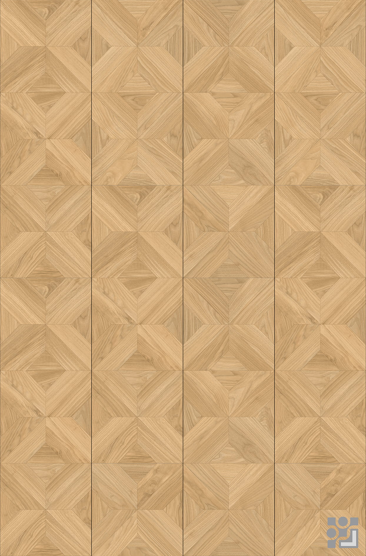 Versailles Star Parquet floor decorative paper-2