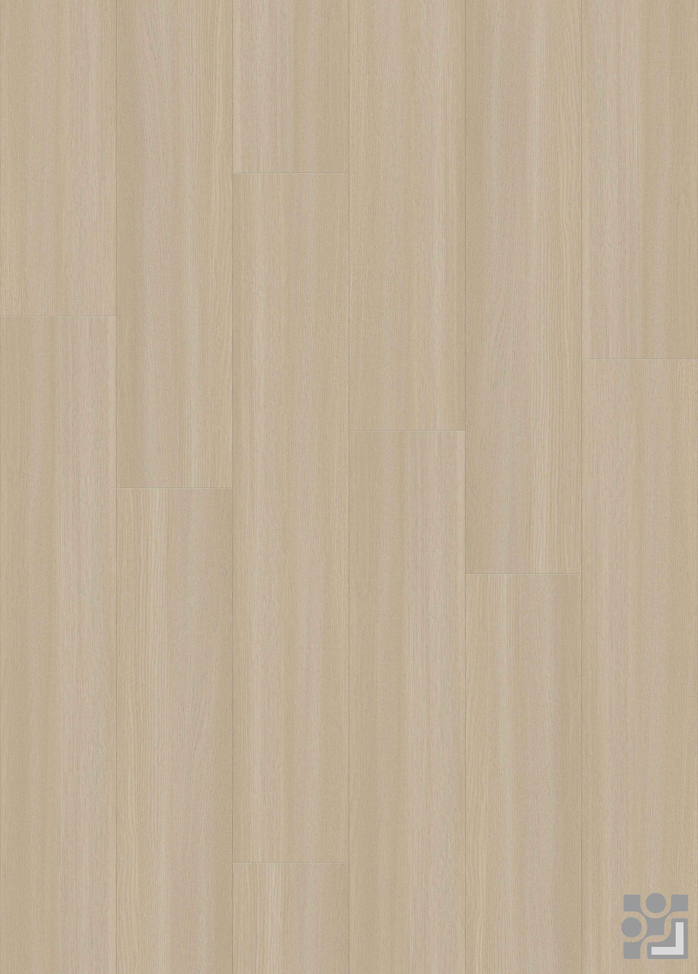 Soft greige-beige Roland Garros Oak decorative paper with fine straight grain and subtle low-contrast wood details
