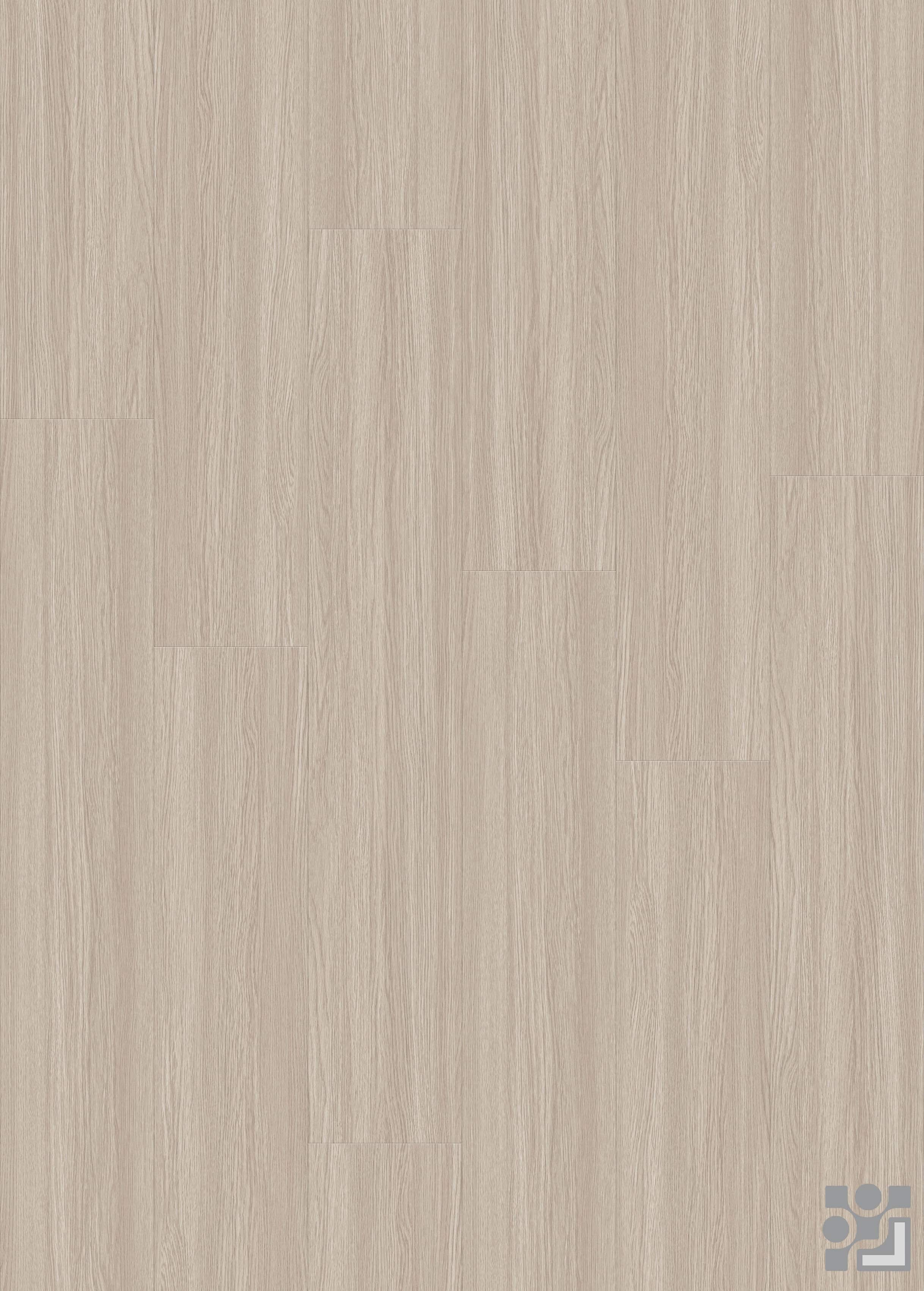 Light honey-blonde Edensor Oak decorative paper with fine straight grain and subtle half-cathedral wood patterns