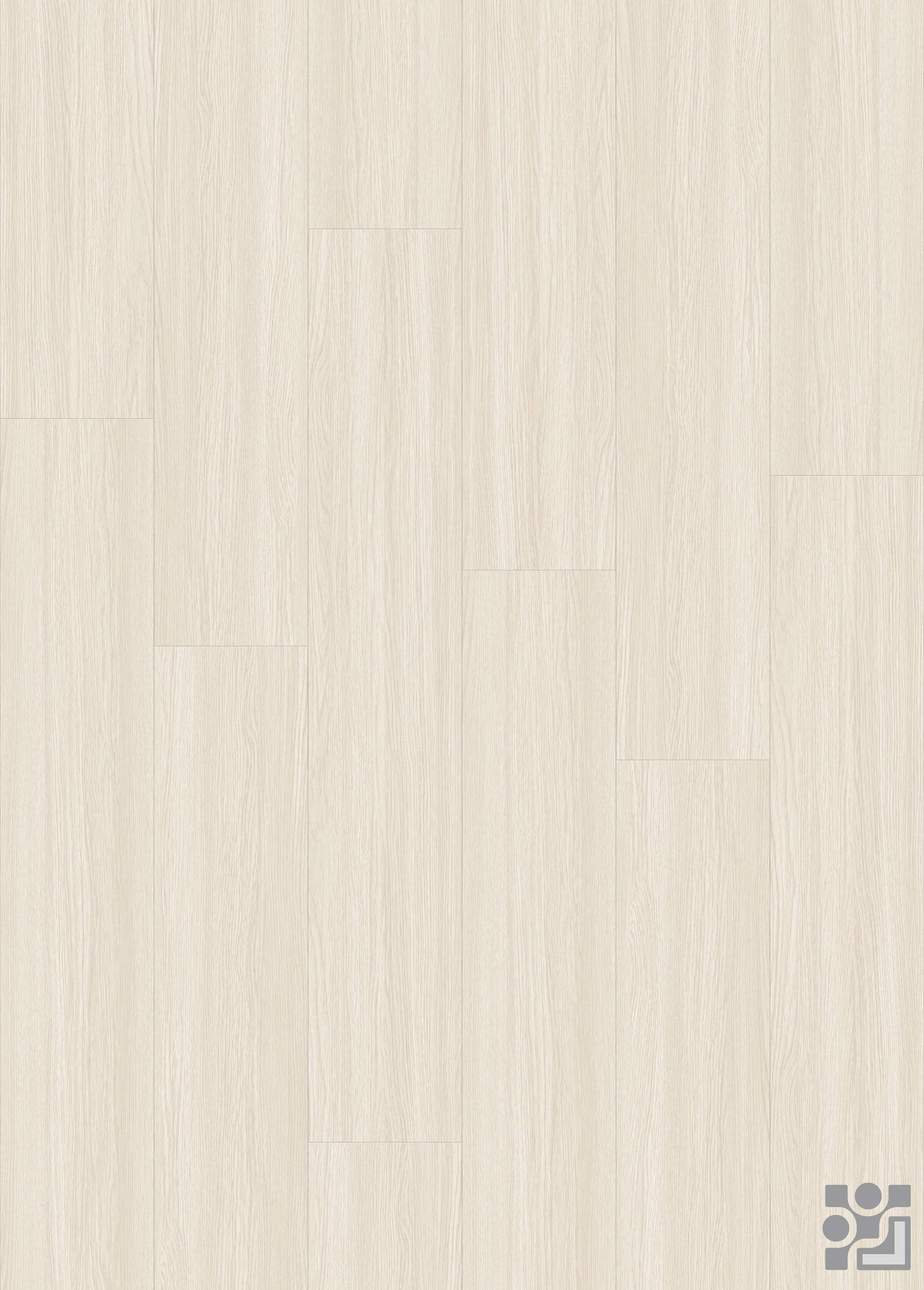 Light honey-blonde Edensor Oak decorative paper with fine straight grain and subtle half-cathedral wood patterns