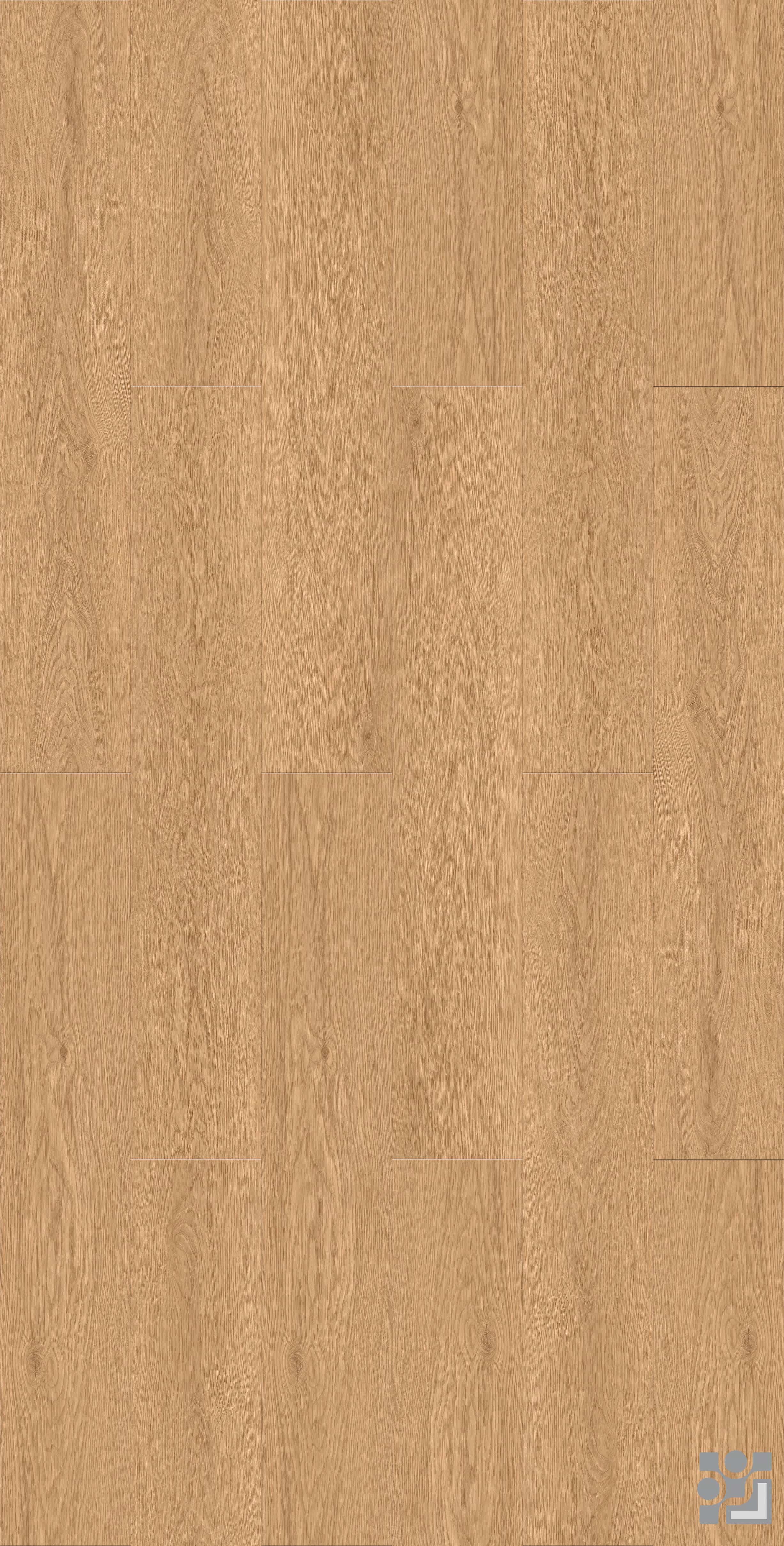 Morn Oak flooring decorative paper with fine straight grain, soft cathedral patterns, medullary rays and natural knots-1