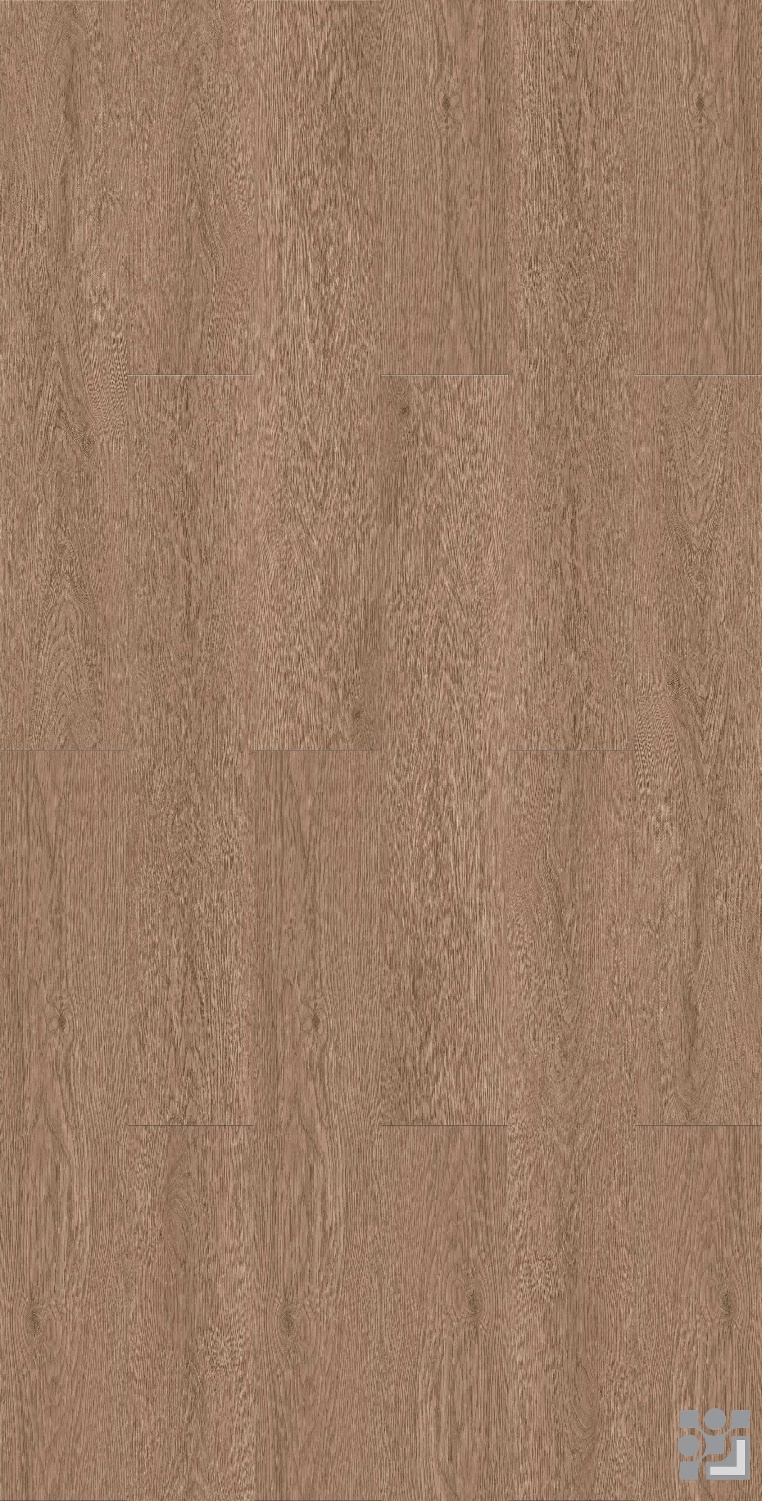 Morn Oak flooring decorative paper with fine straight grain, soft cathedral patterns, medullary rays and natural knots-3