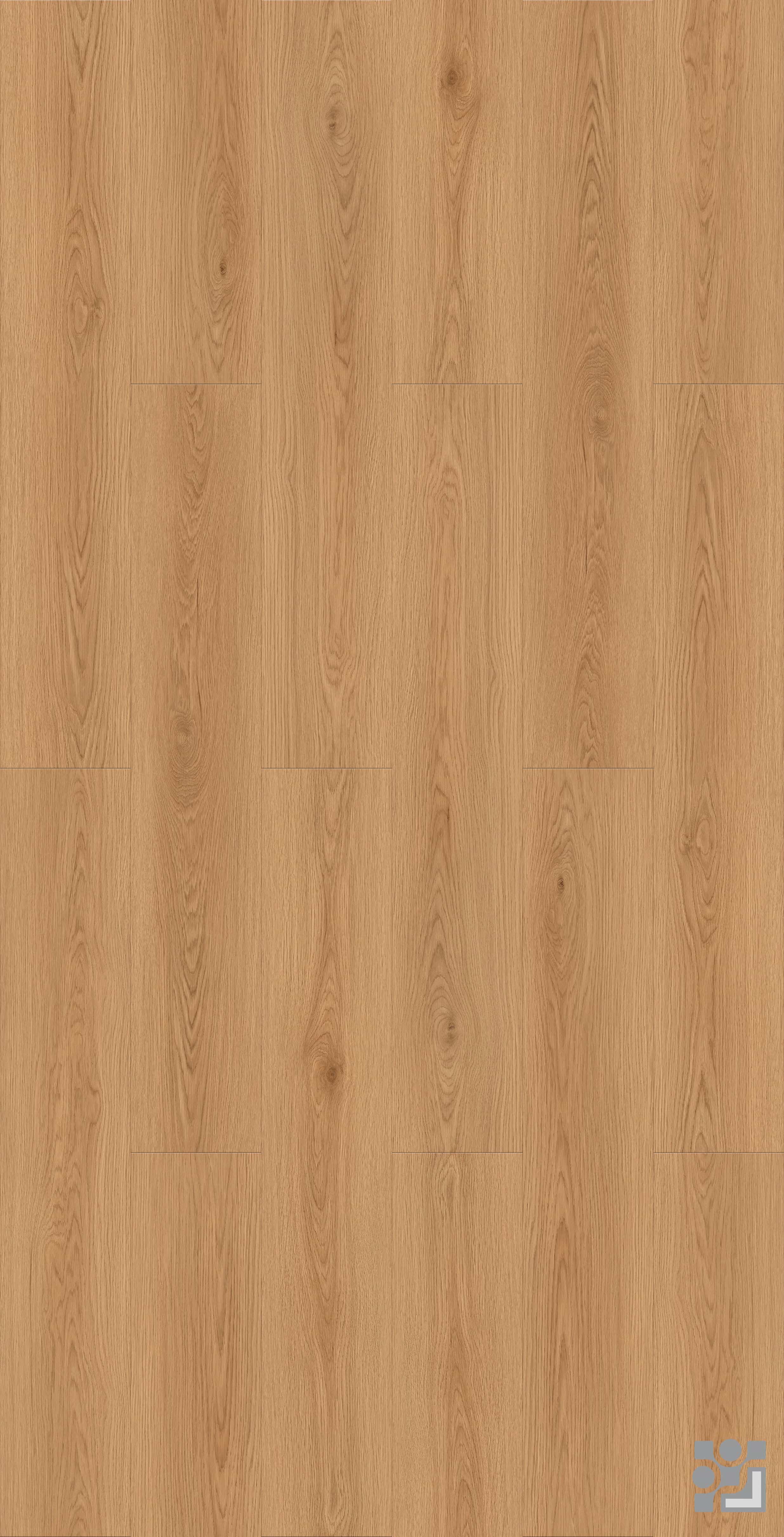 Tuscan Oak flooring decorative paper with fine straight grain, elongated cathedral patterns and scattered natural knots-3

