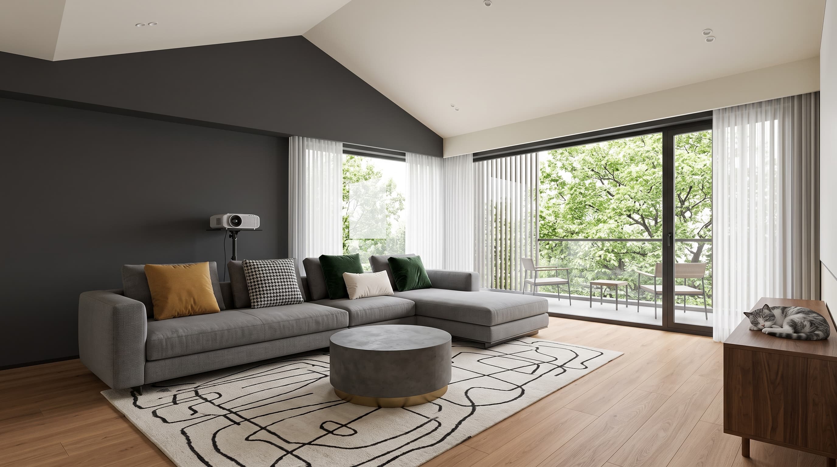 Yunqi Oak_Floor,Oak,Straight Grain,Chevron