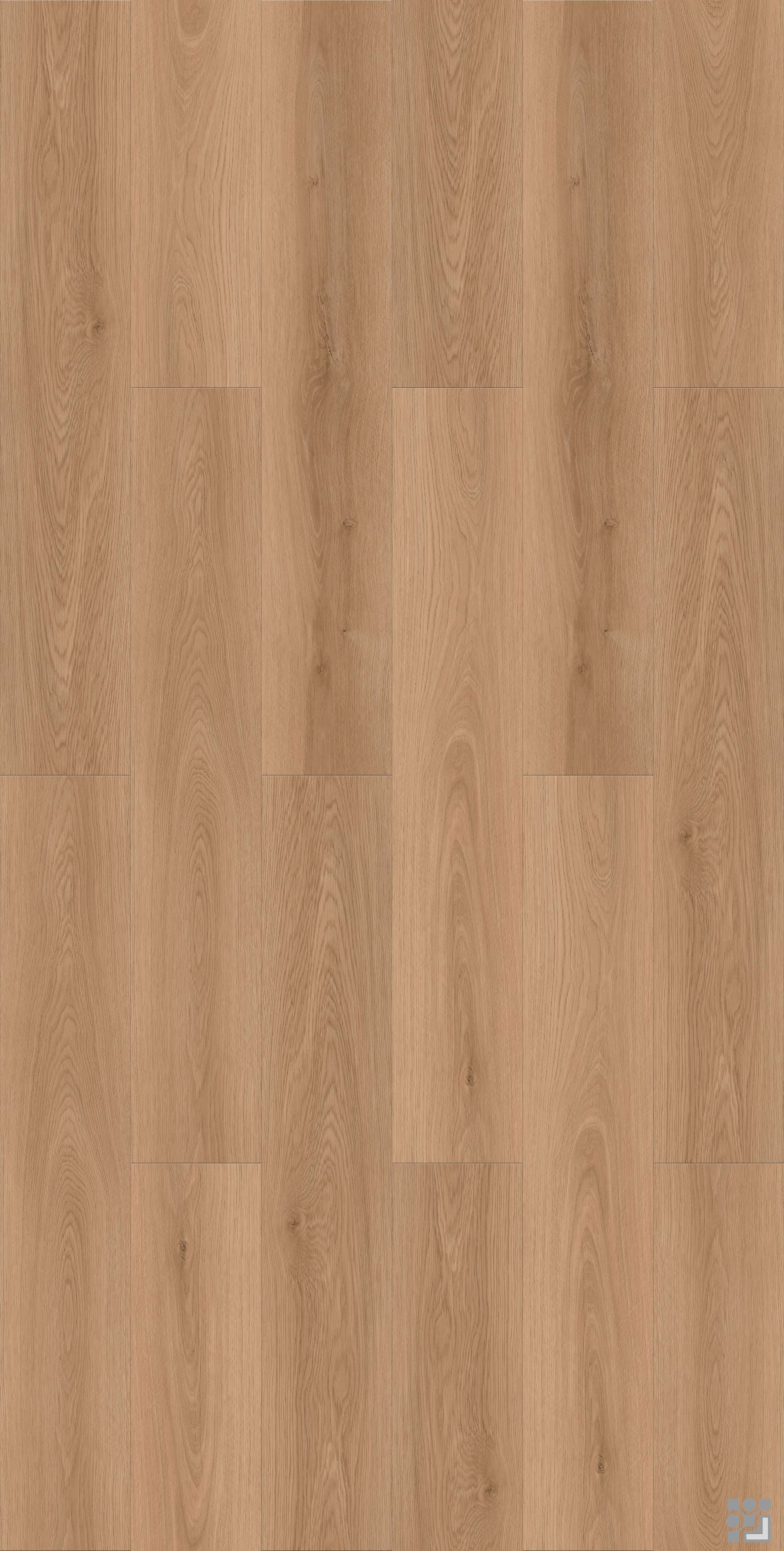 Yunqi Oak flooring decorative paper with fine straight grain, elongated cathedral patterns and scattered natural knots