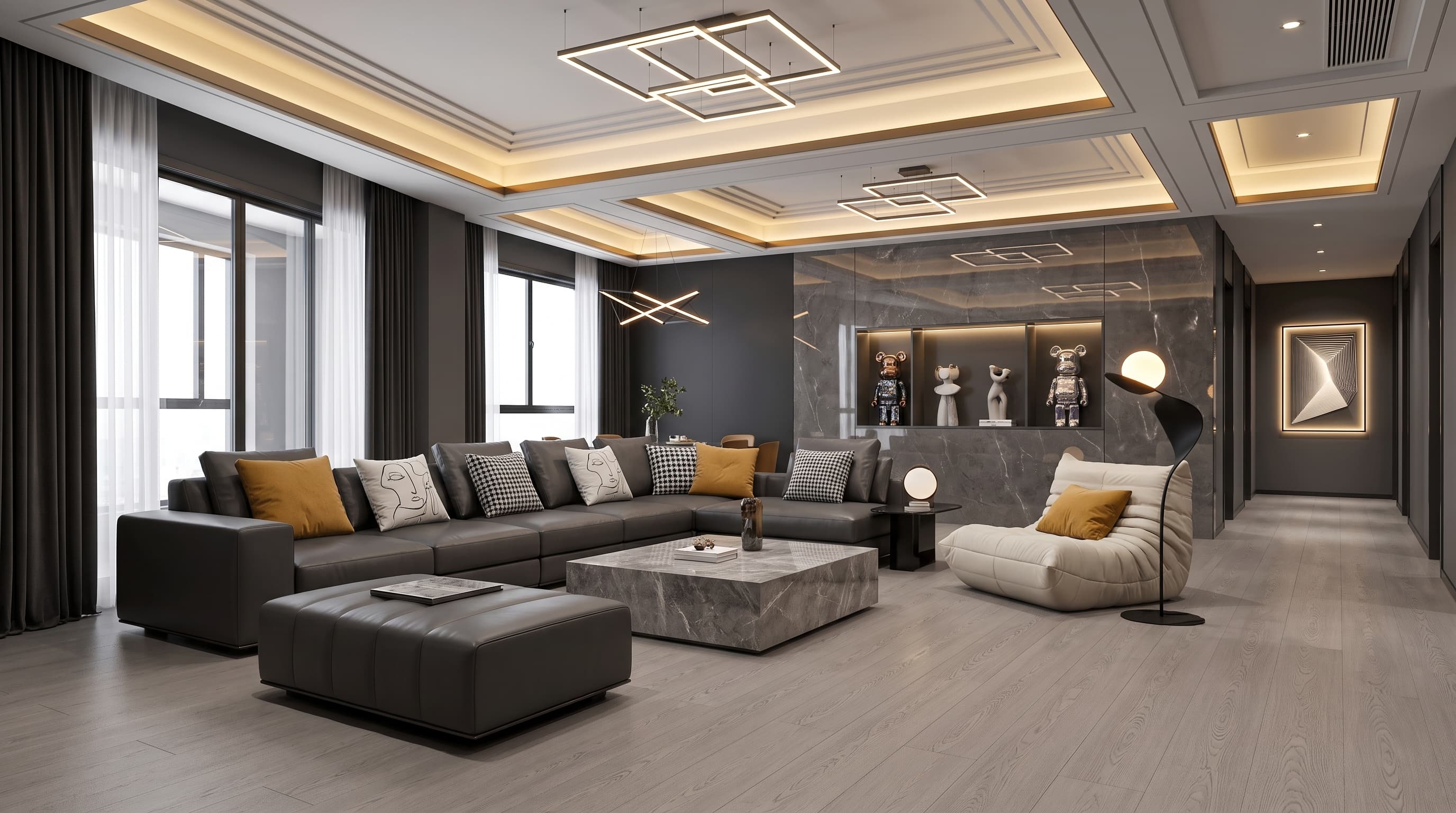 Dawn Veil Oak_Floor,Oak,Straight Grain,Chevron
