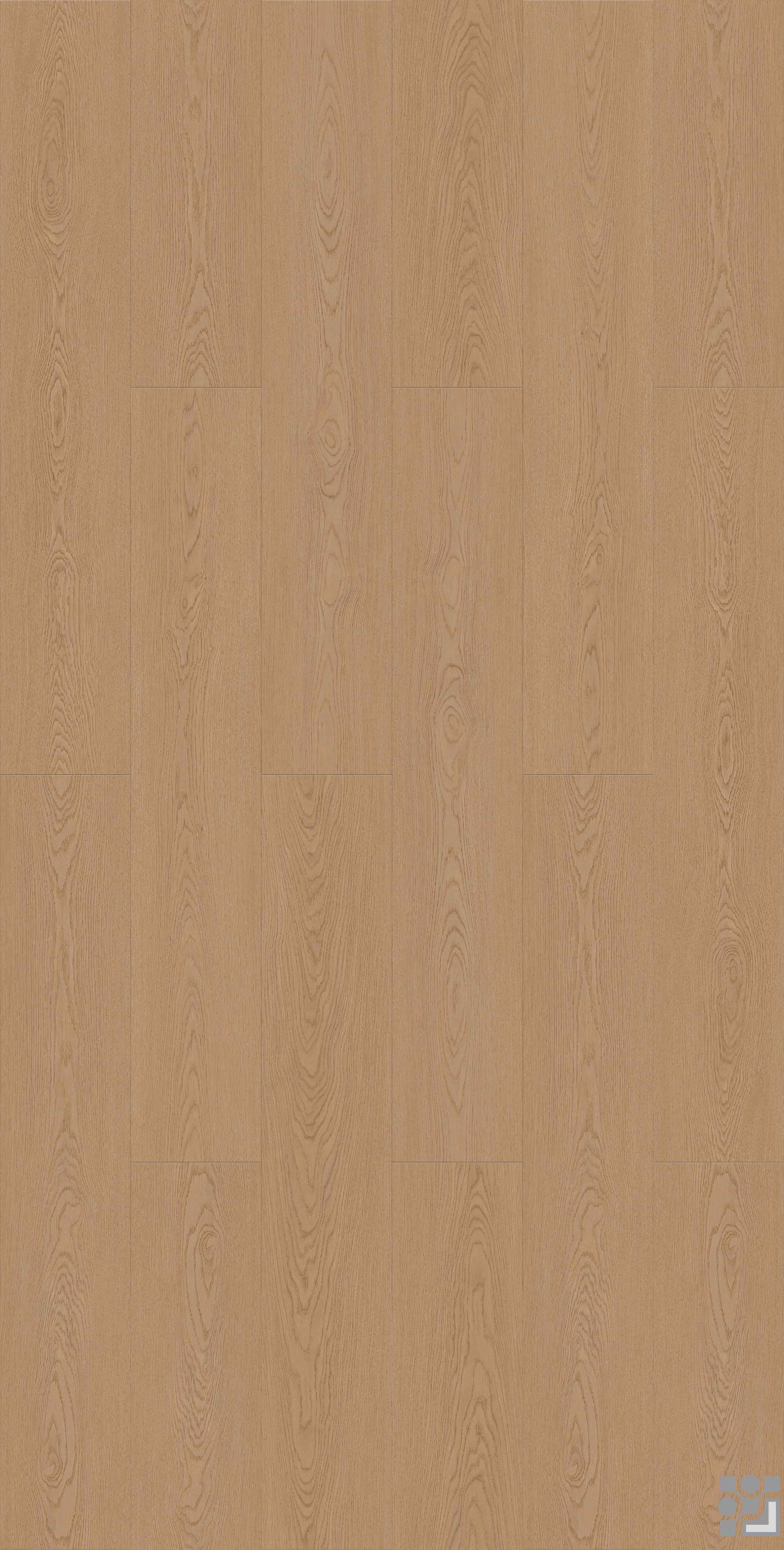 Dawn Veil Oak flooring decorative paper with soft flowing cathedral grain and a clean low-contrast finish-4