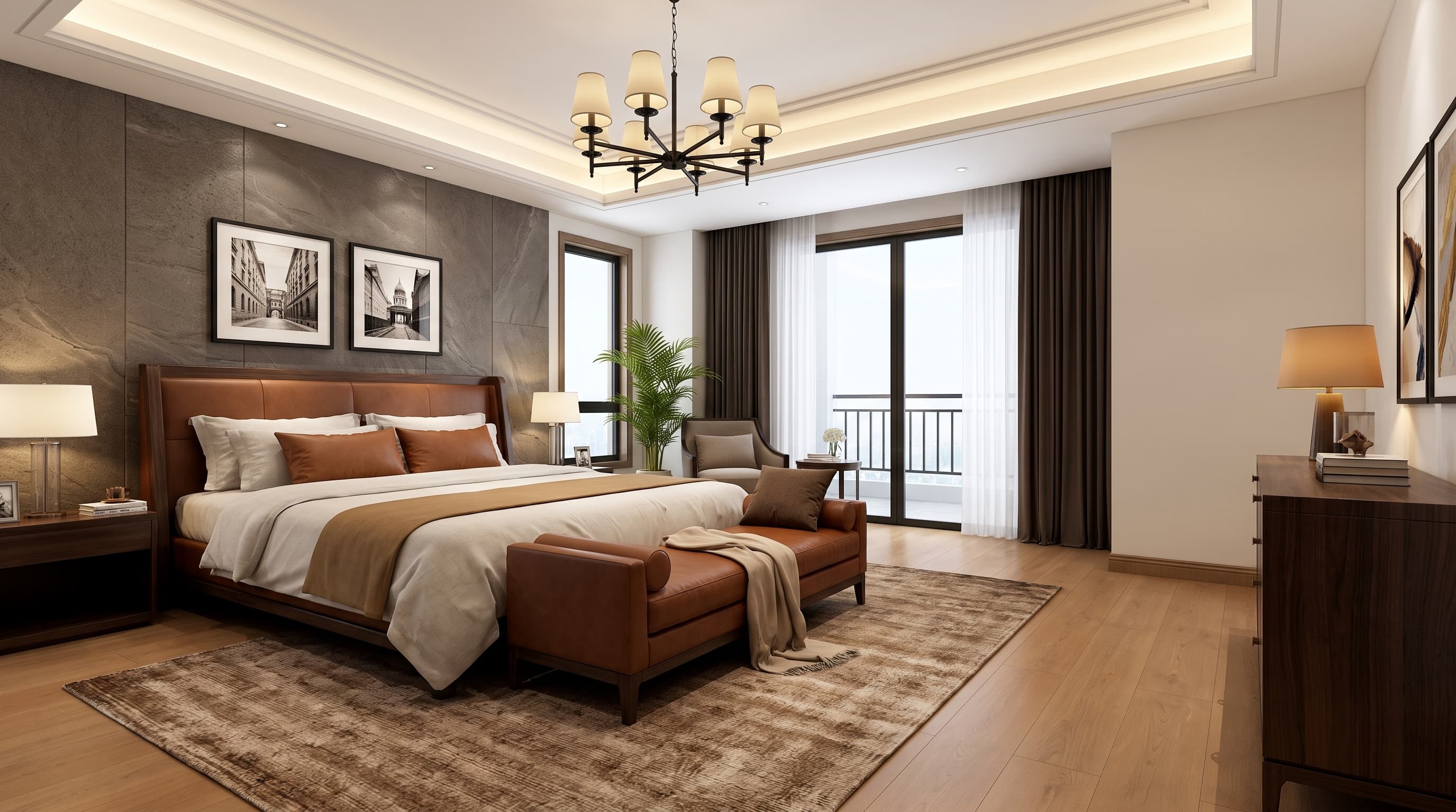 Warm golden Quebec Oak flooring with subtle knots and flowing grain in a bright welcoming living space