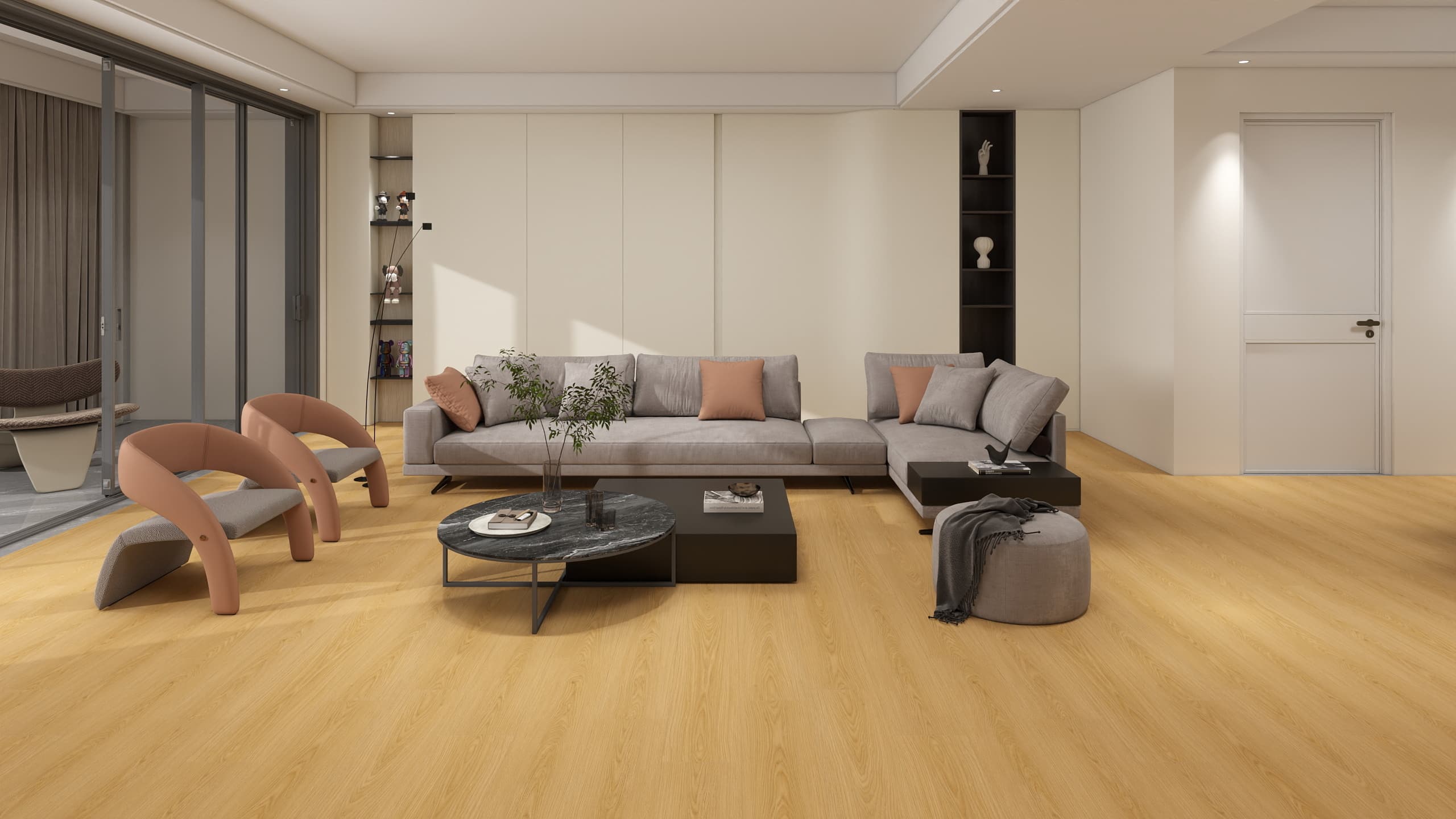 Marigold Oak_Floor,Oak,Straight Grain,Chevron