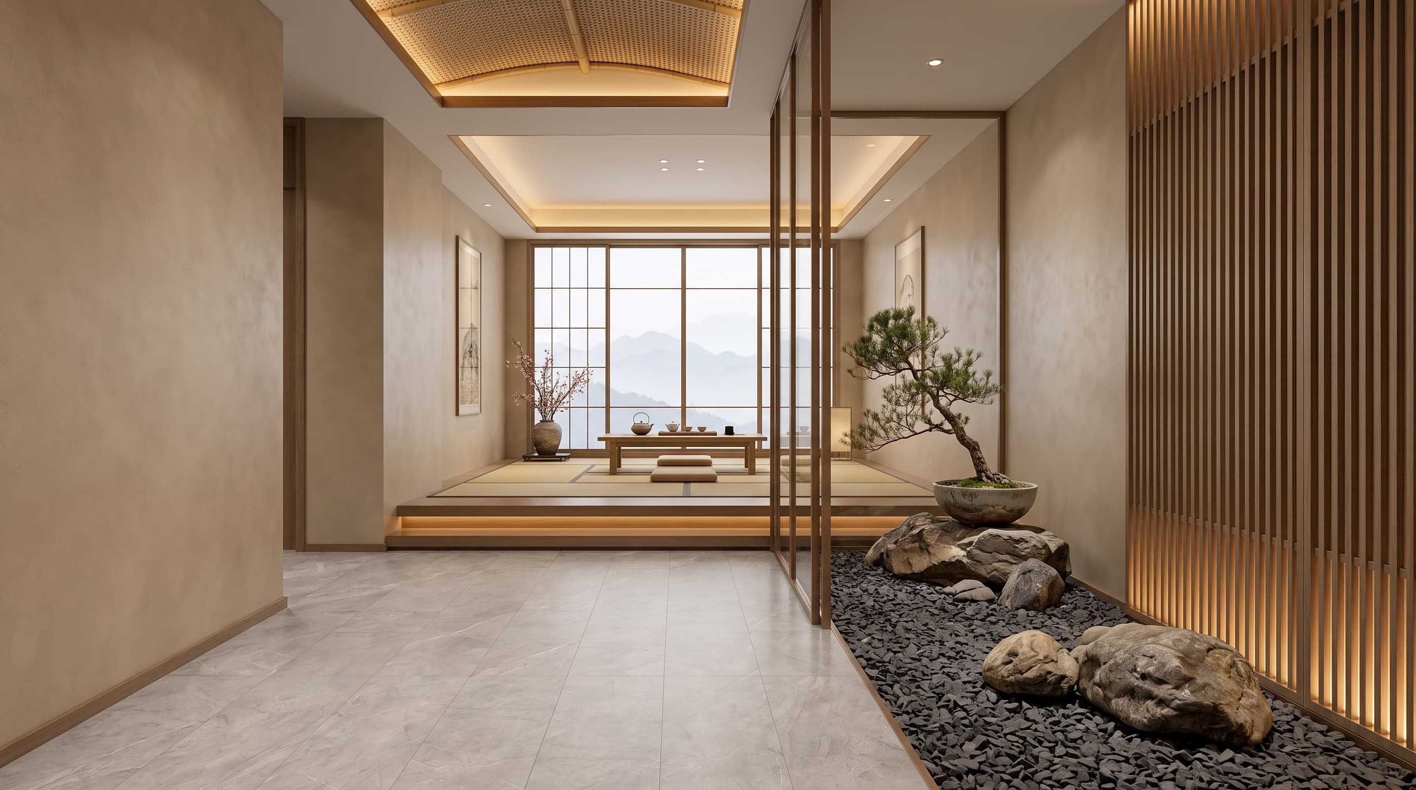 Ethereal Marble_Floor,Oak,Straight Grain,Chevron