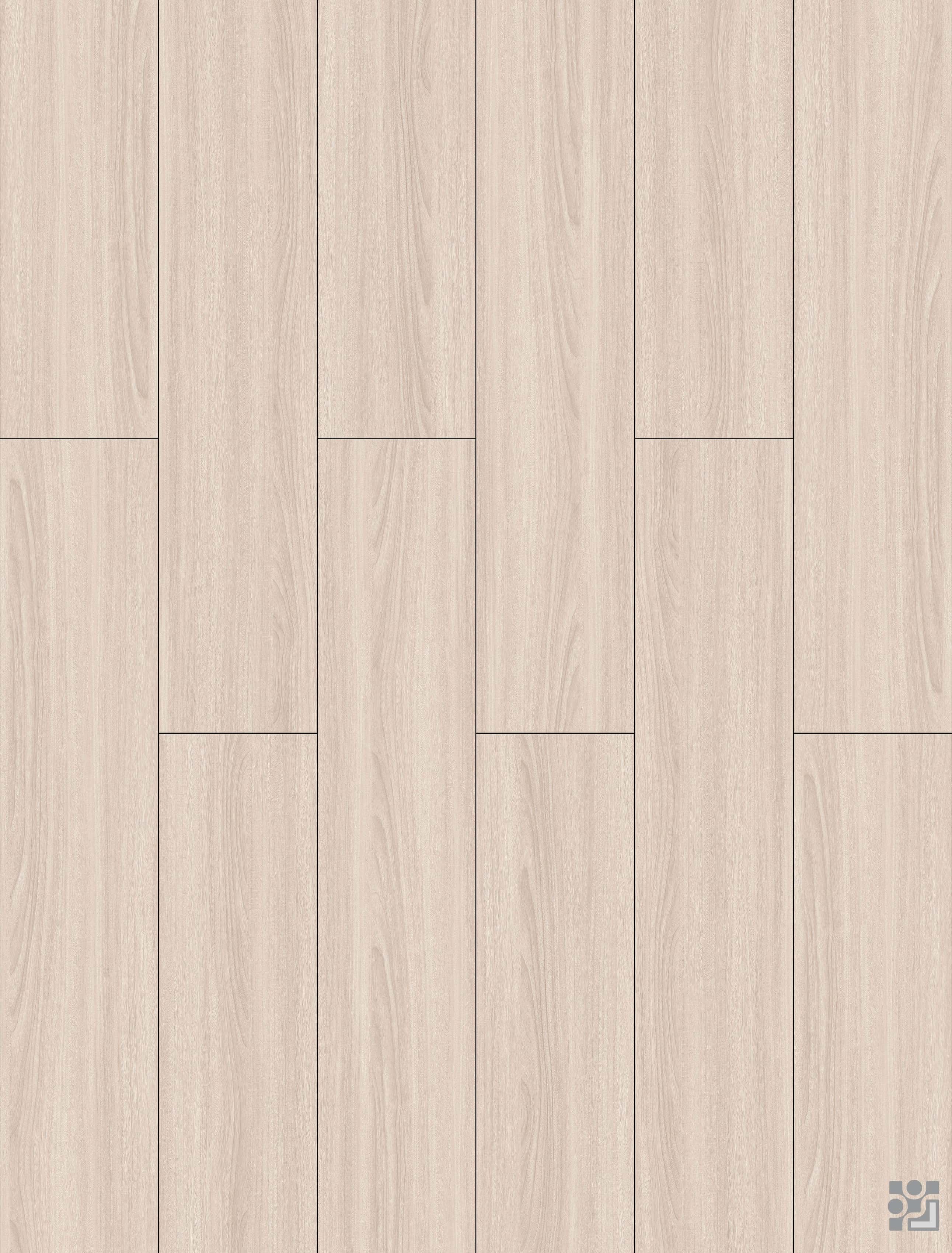 Dickens Walnut flooring displayed in long staggered planks with refined linear wood grain