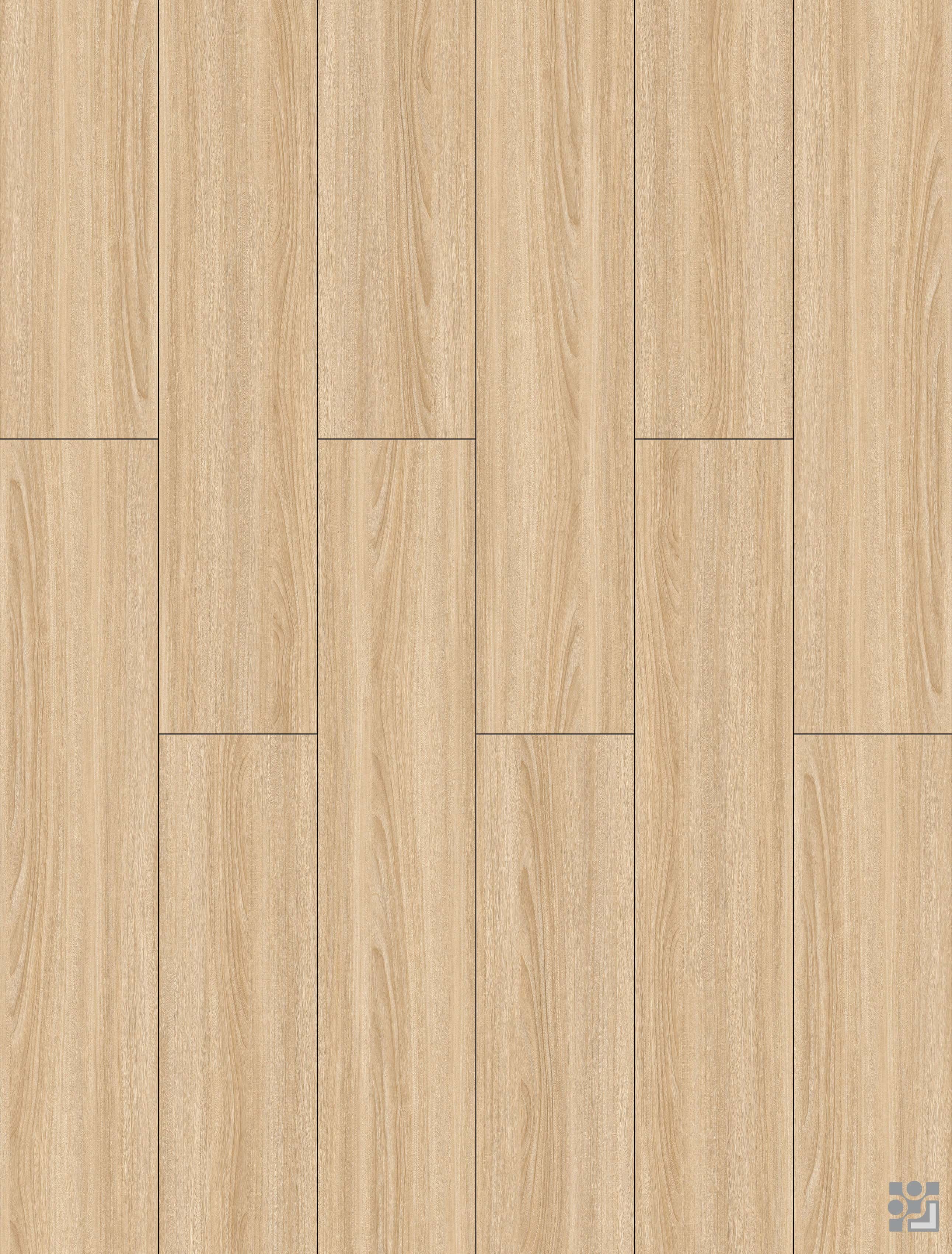 Dickens Walnut flooring displayed in long staggered planks with refined linear wood grain