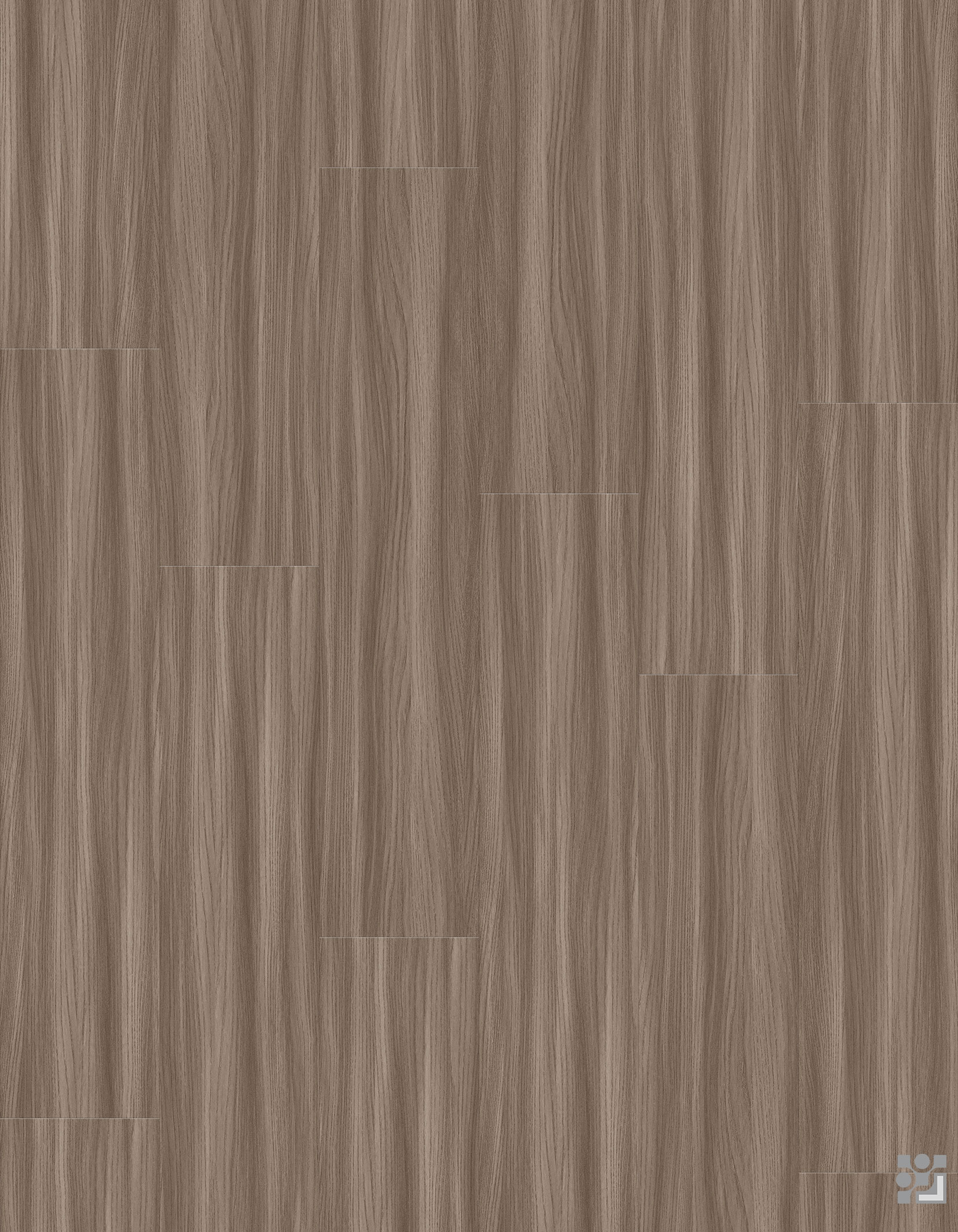 Bailene Oak flooring décor paper with fine straight grain and subtle flowing wood patterns