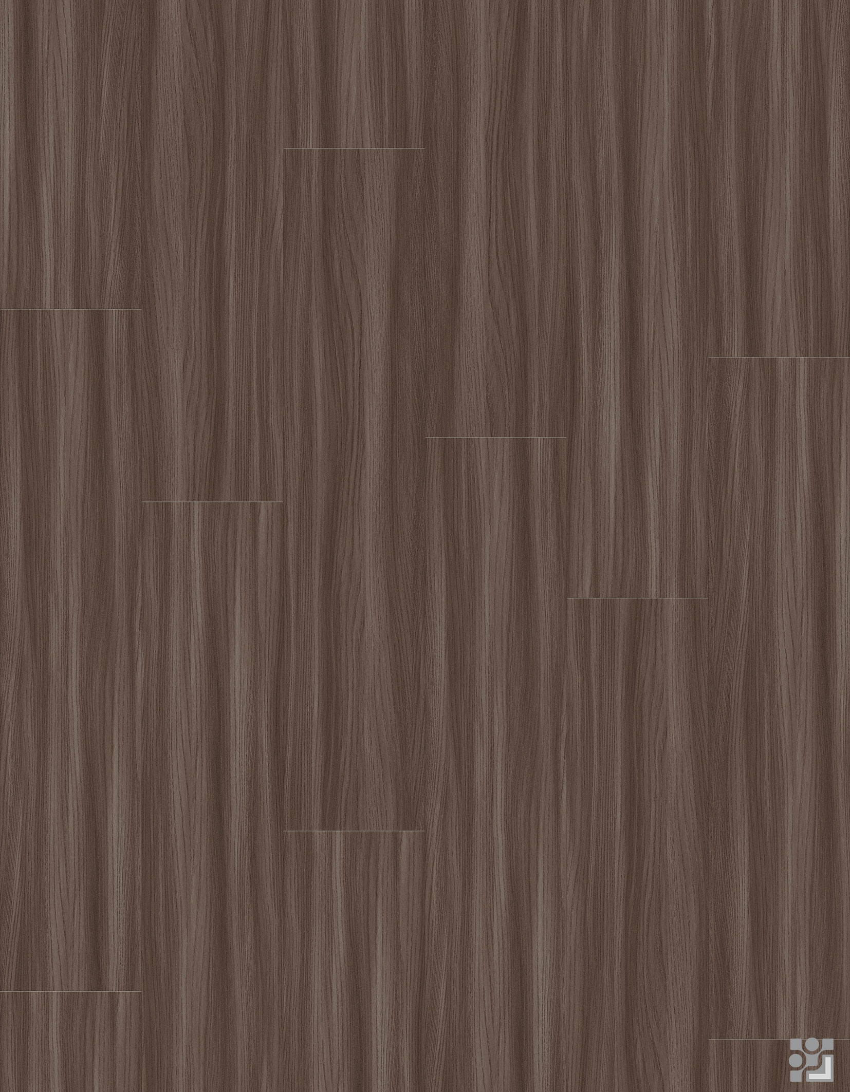 Bailene Oak flooring décor paper with fine straight grain and subtle flowing wood patterns