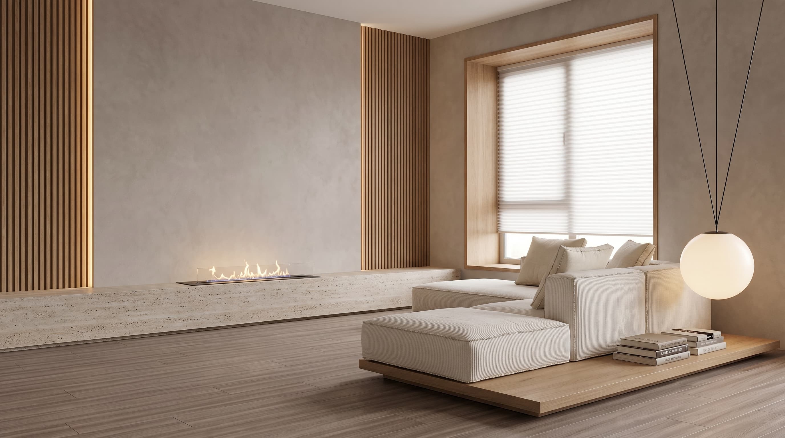 Bailene Oak flooring and a soft airy ambience