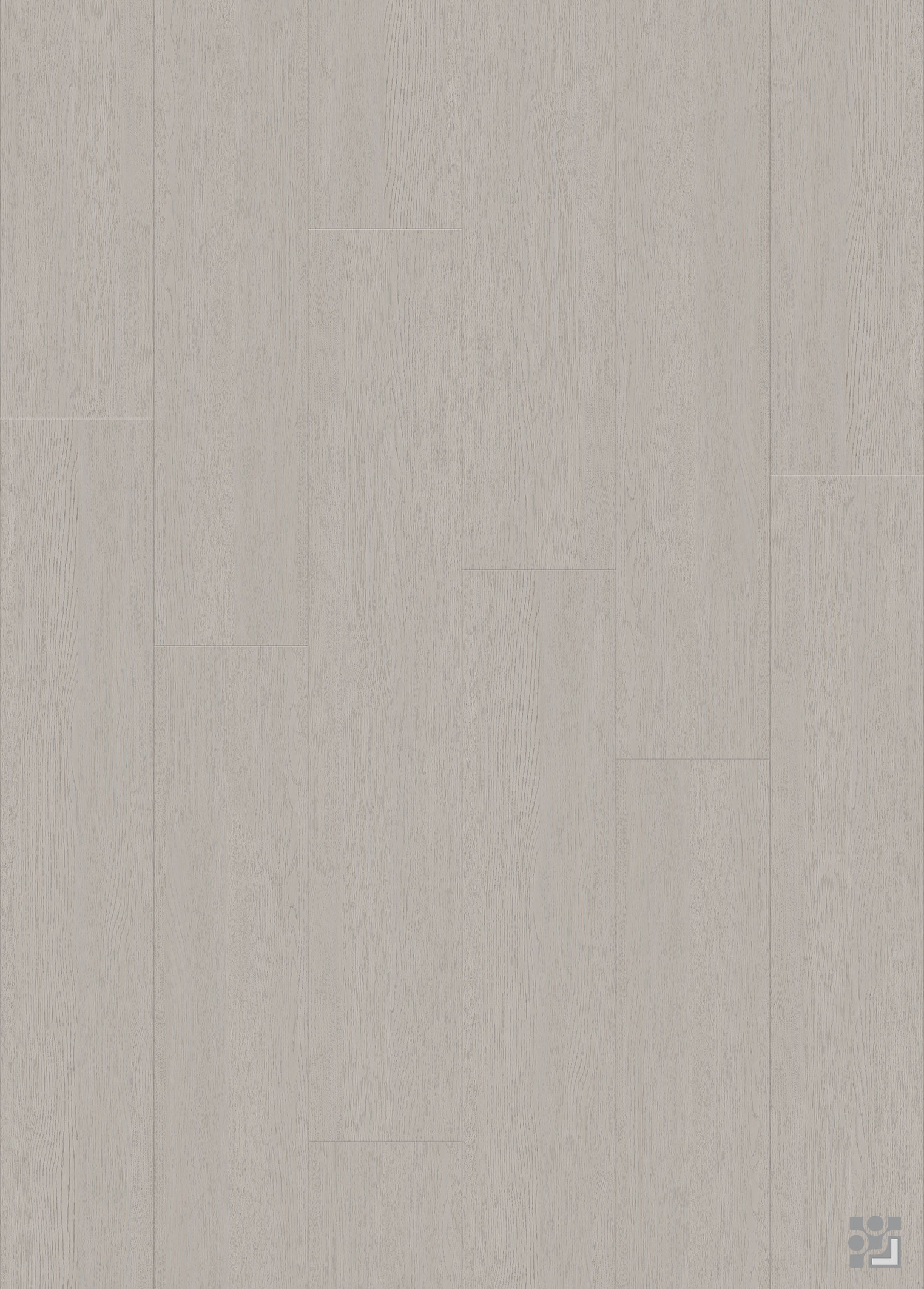 Mauperson Oak flooring texture in muted taupe brown with fine straight grain and subtle tonal variation