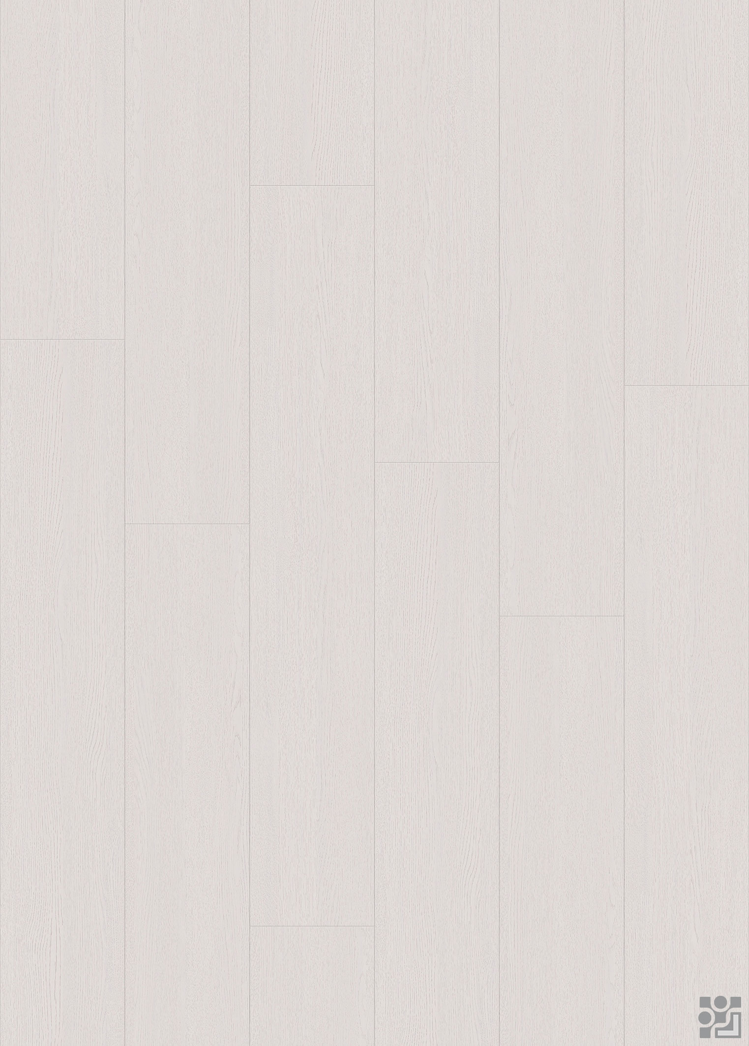 Mauperson Oak flooring texture in pale greige with delicate linear grain and a clean uniform finish