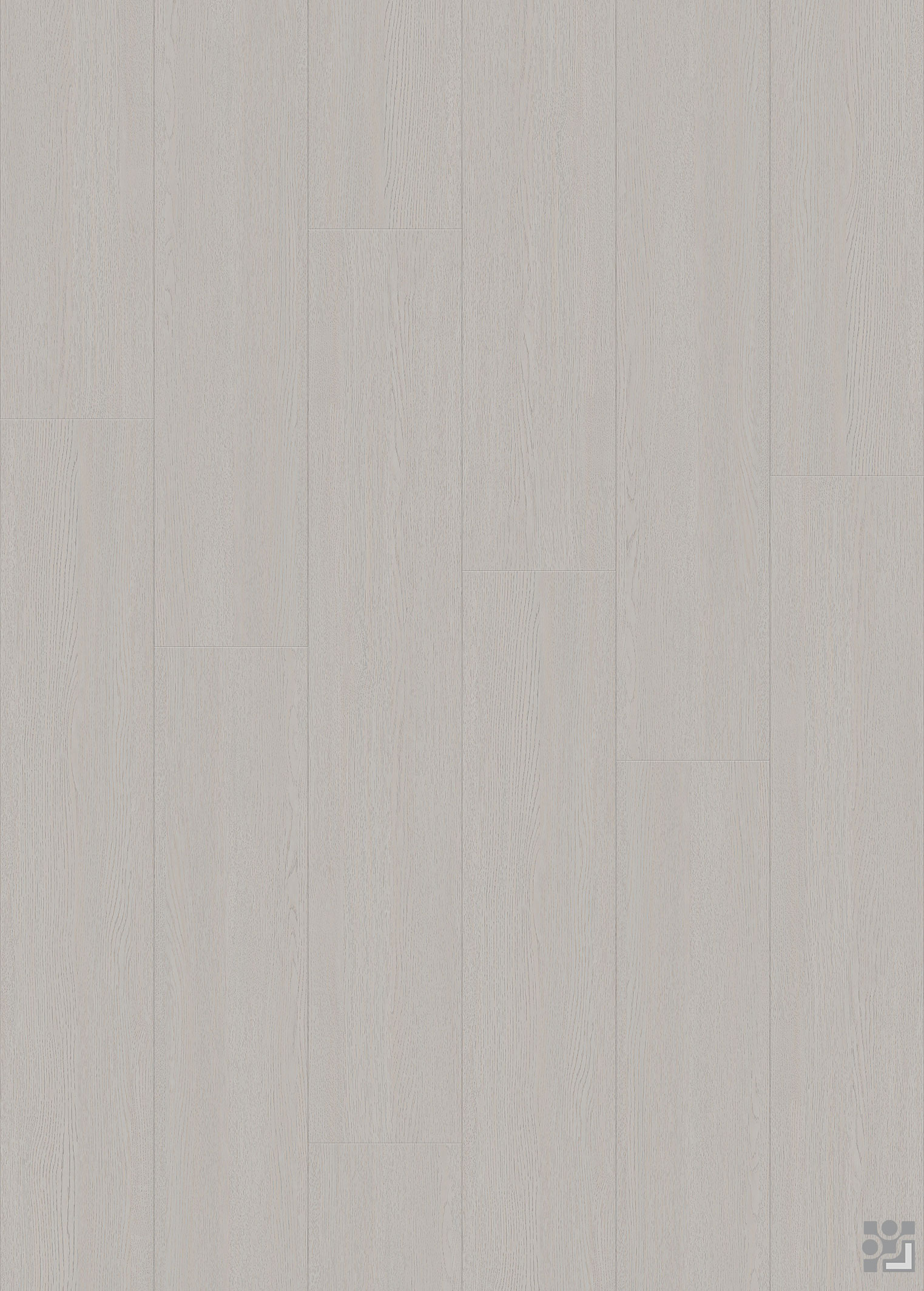 Mauperson Oak flooring texture in muted taupe brown with fine straight grain and subtle tonal variation