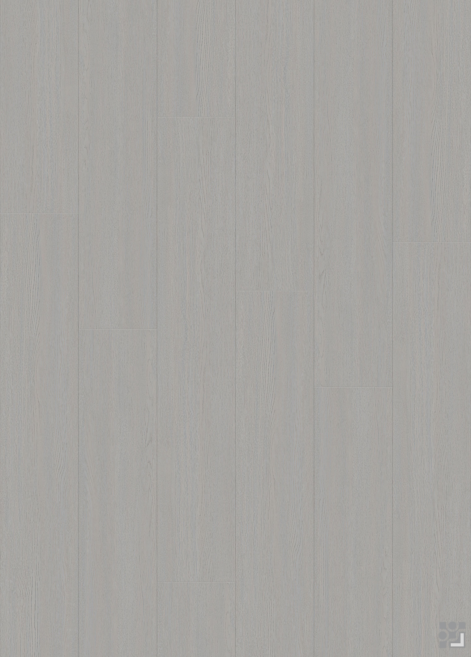 Mauperson Oak flooring texture in muted taupe brown with fine straight grain and subtle tonal variation