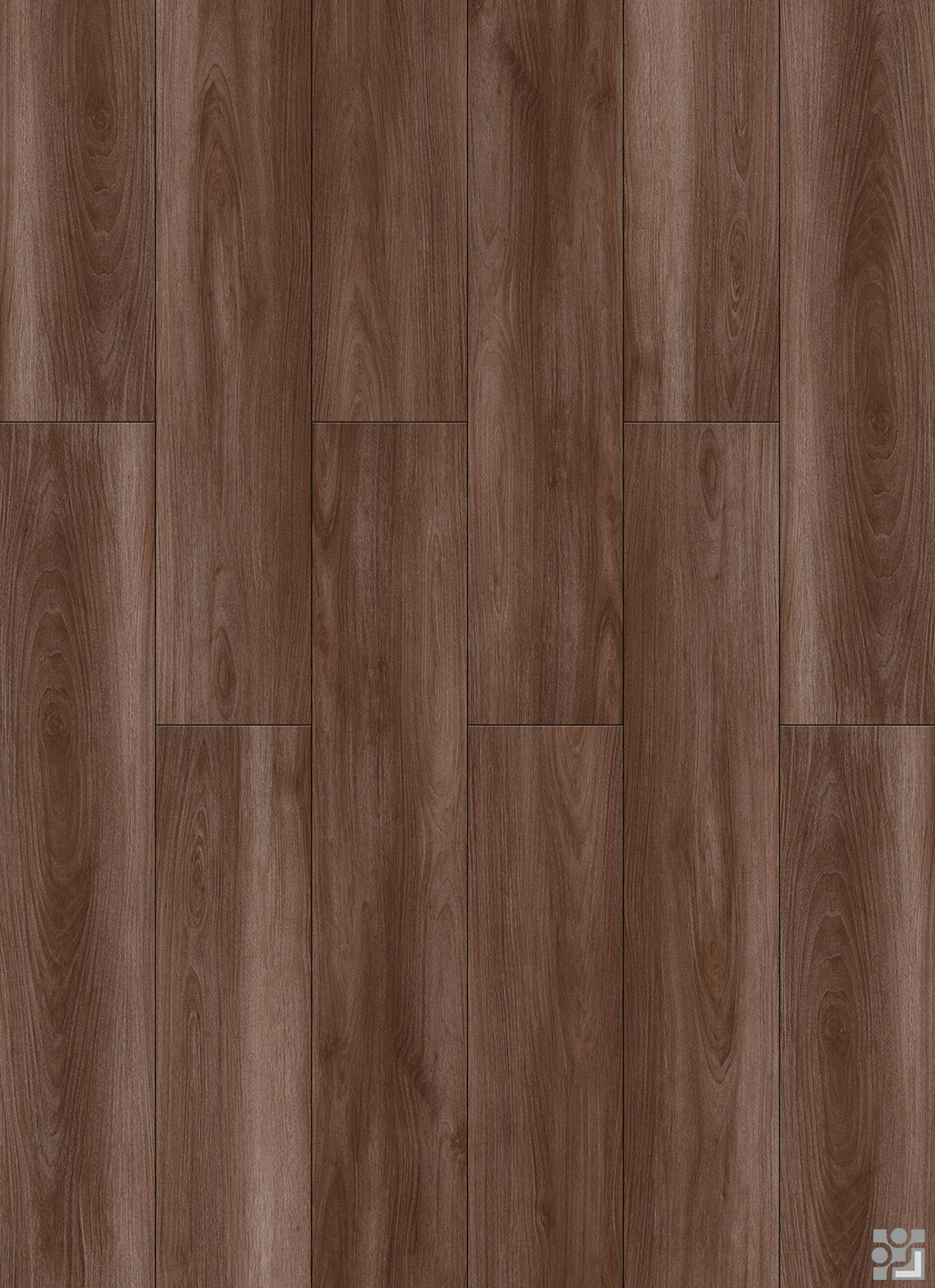 Salamanca Oak flooring decorative paper with fine straight grain, elongated cathedral figures and a clean long-plank layout