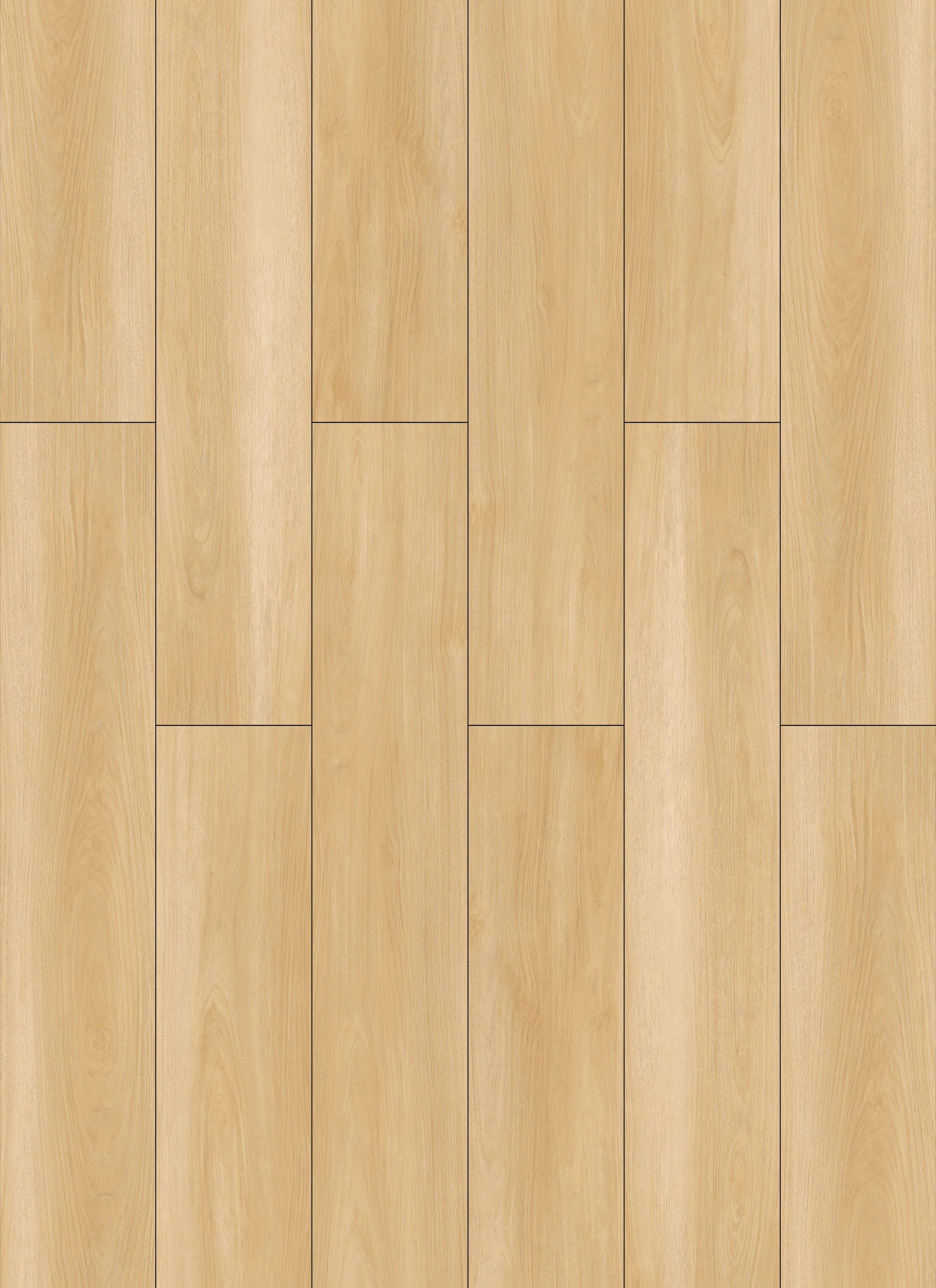 Salamanca Oak flooring decorative paper with fine straight grain, elongated cathedral figures and a clean long-plank layout