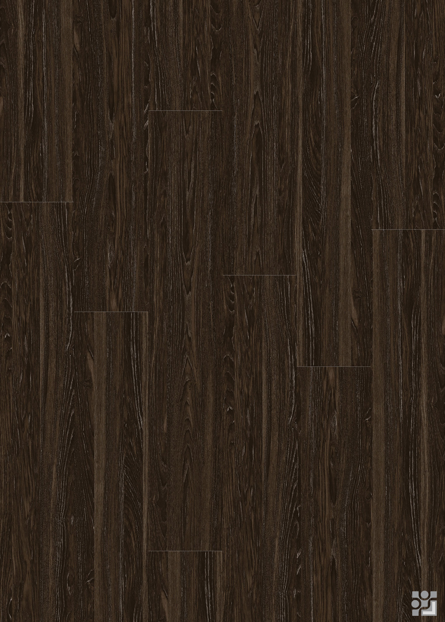 Deco Oak dark brown oak flooring with rich natural wood grain