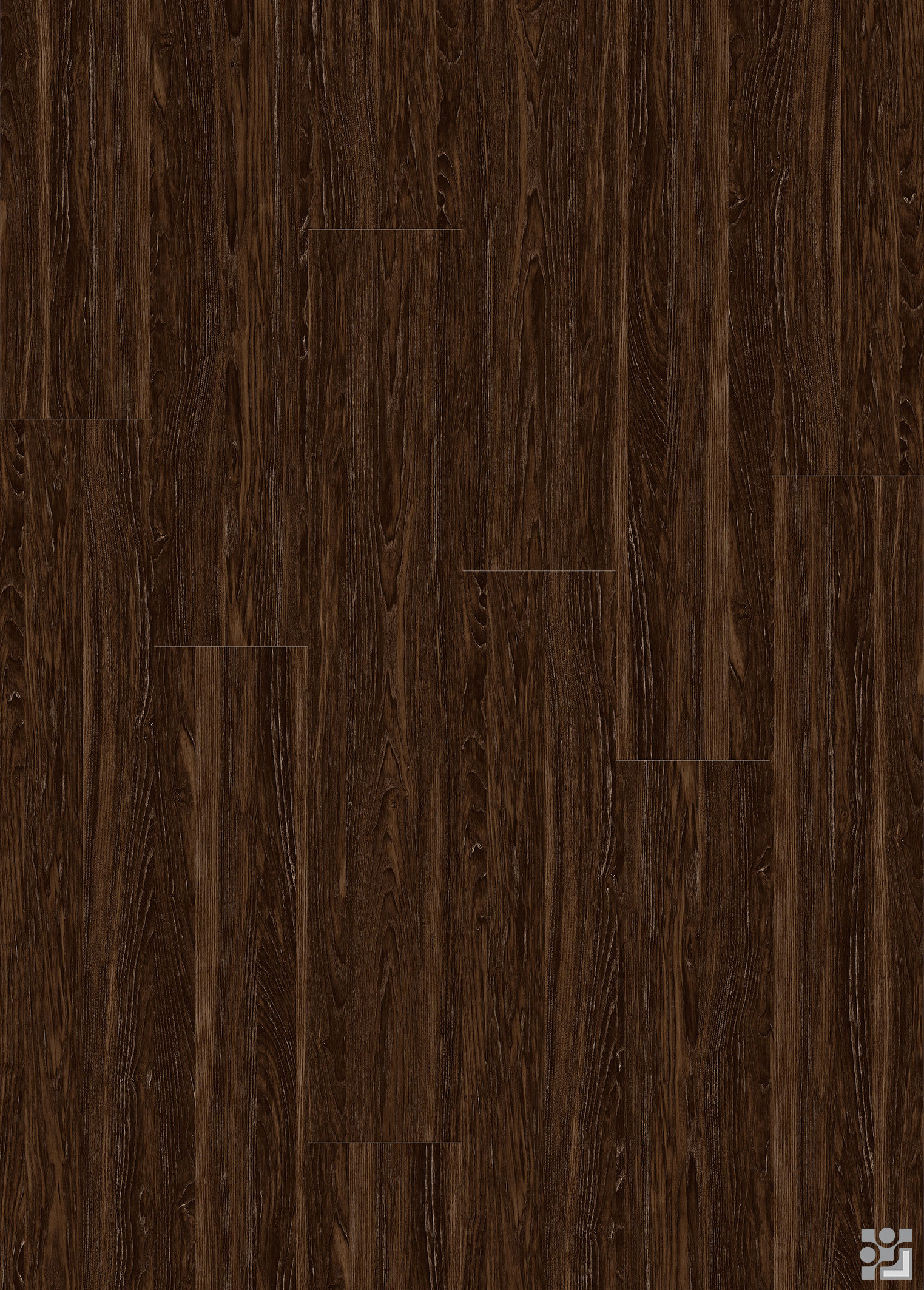 Deco Oak dark brown oak flooring with rich natural wood grain
