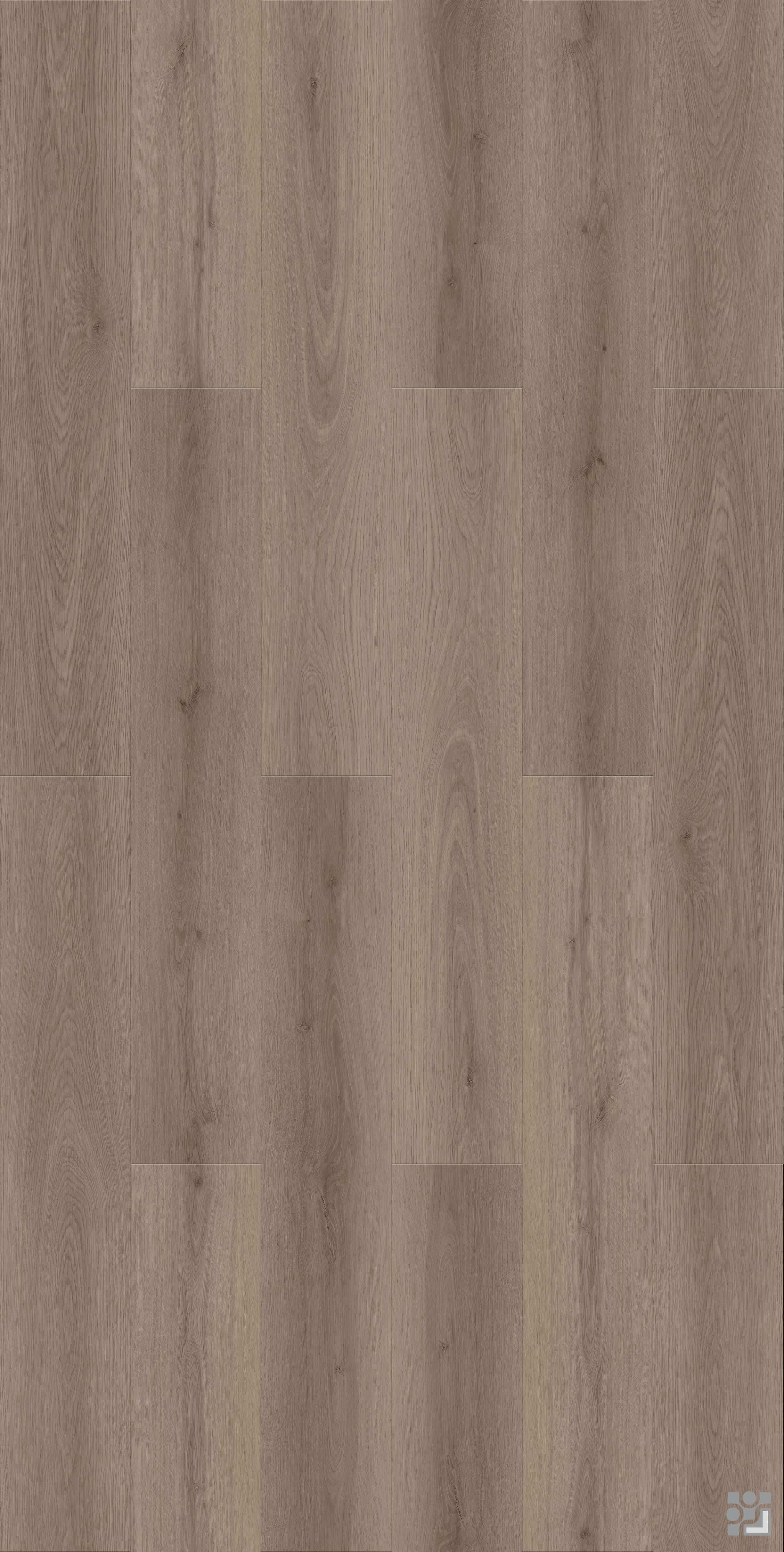 Yunqi Oak flooring decorative paper with fine straight grain, elongated cathedral patterns and scattered natural knots-5