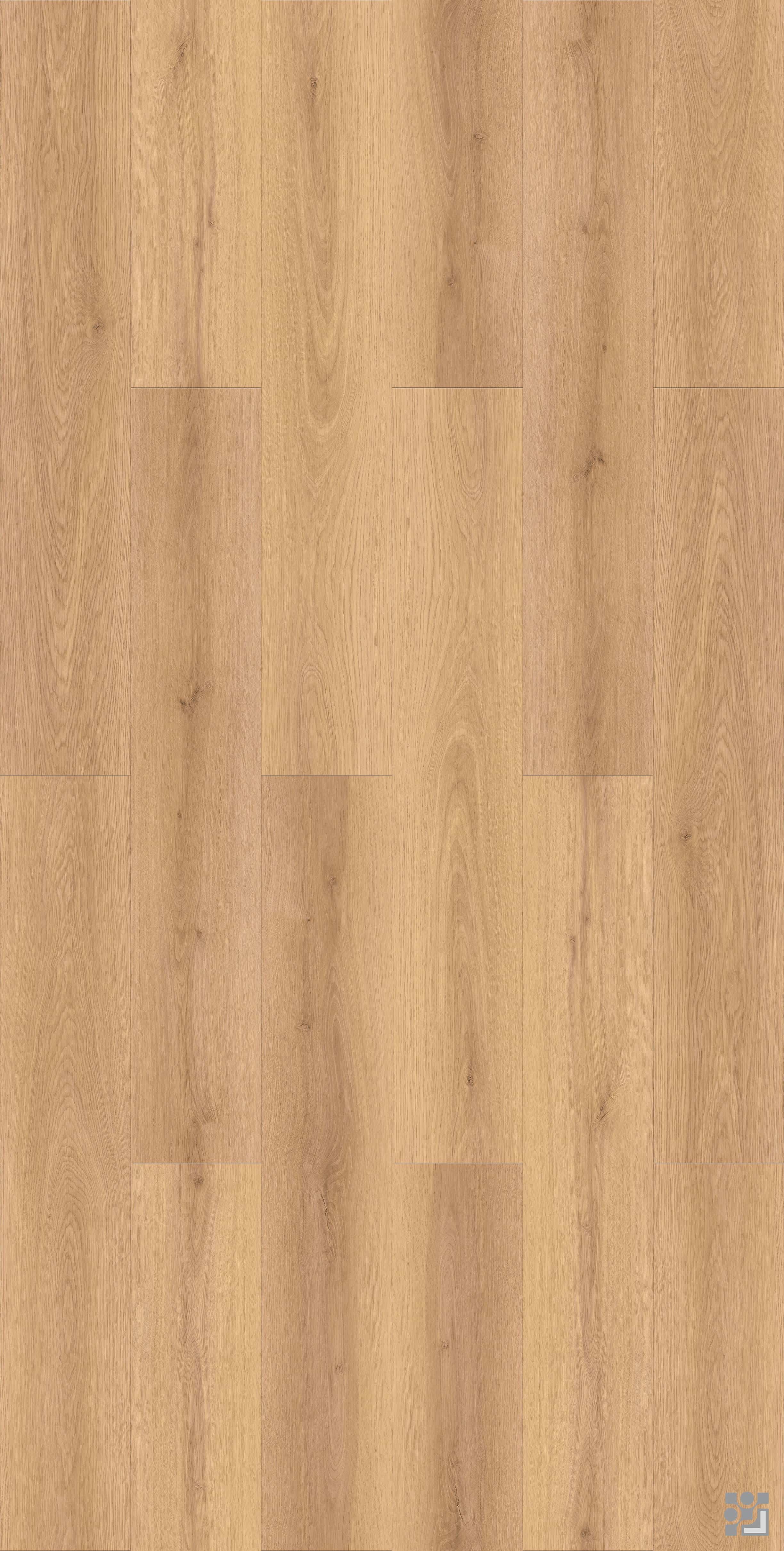 Yunqi Oak flooring decorative paper with fine straight grain, elongated cathedral patterns and scattered natural knots-4