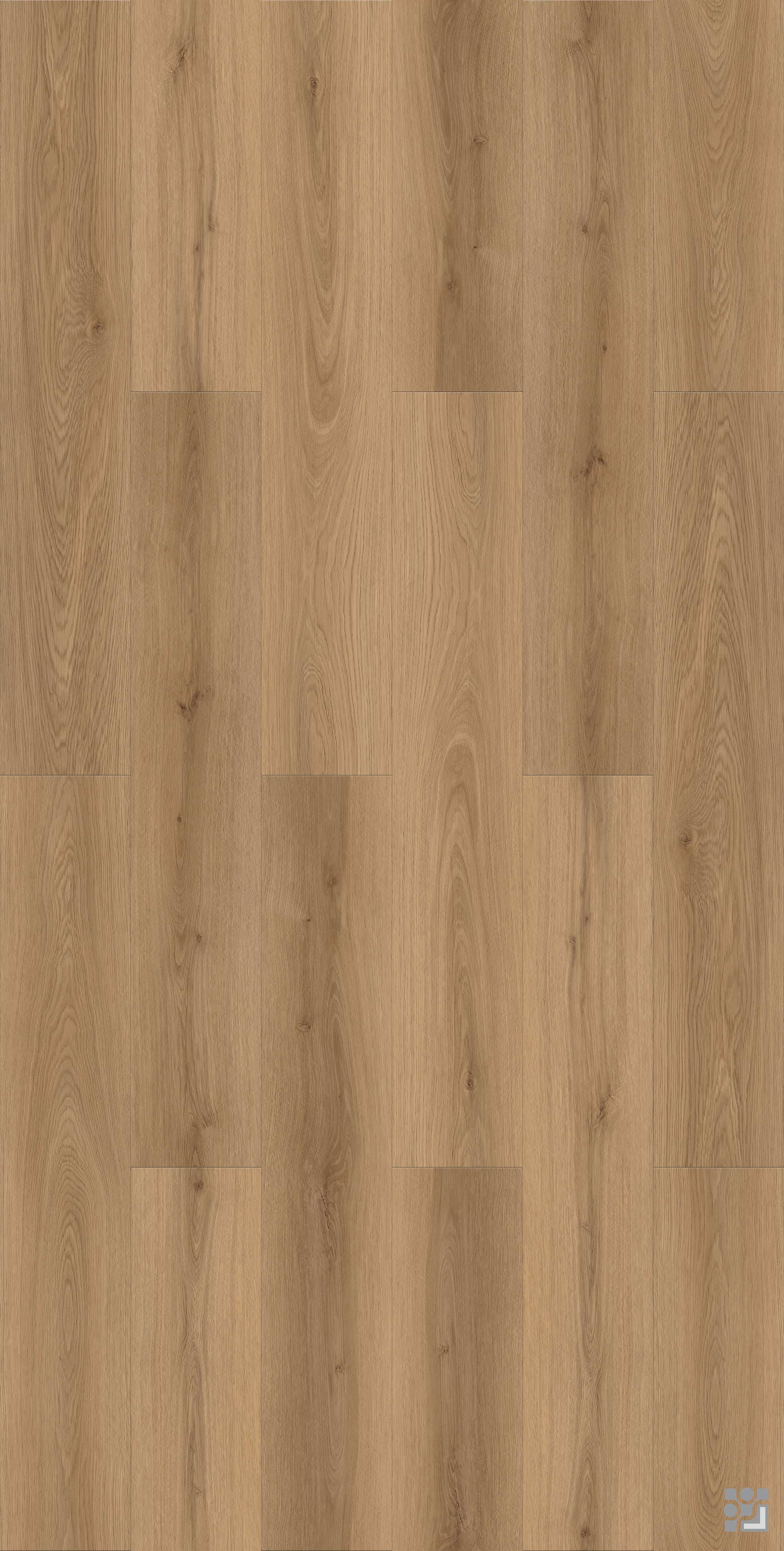 Yunqi Oak flooring decorative paper with fine straight grain, elongated cathedral patterns and scattered natural knots-7