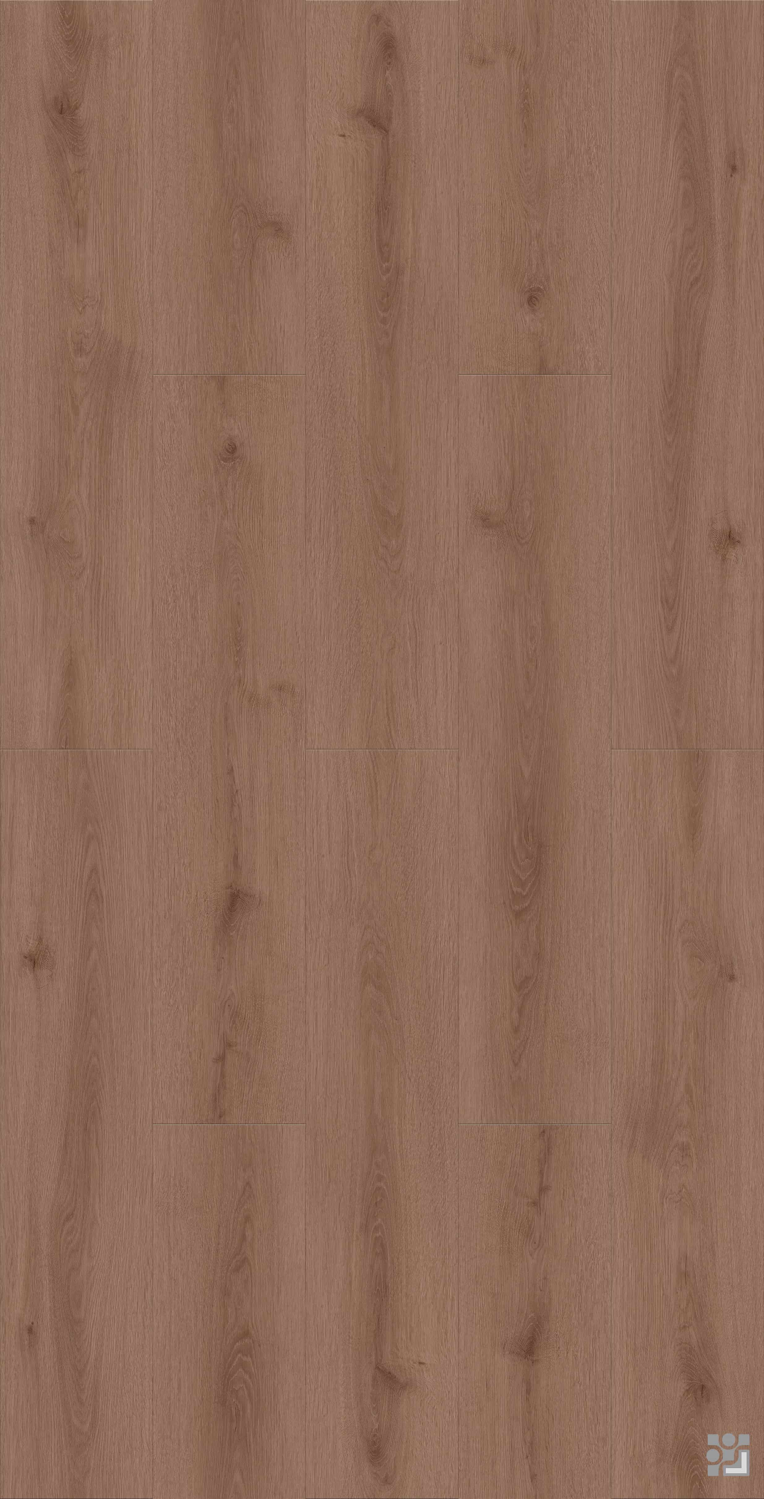 Queensland Oak flooring decorative paper with fine straight grain, slender cathedral patterns and scattered natural knots-173