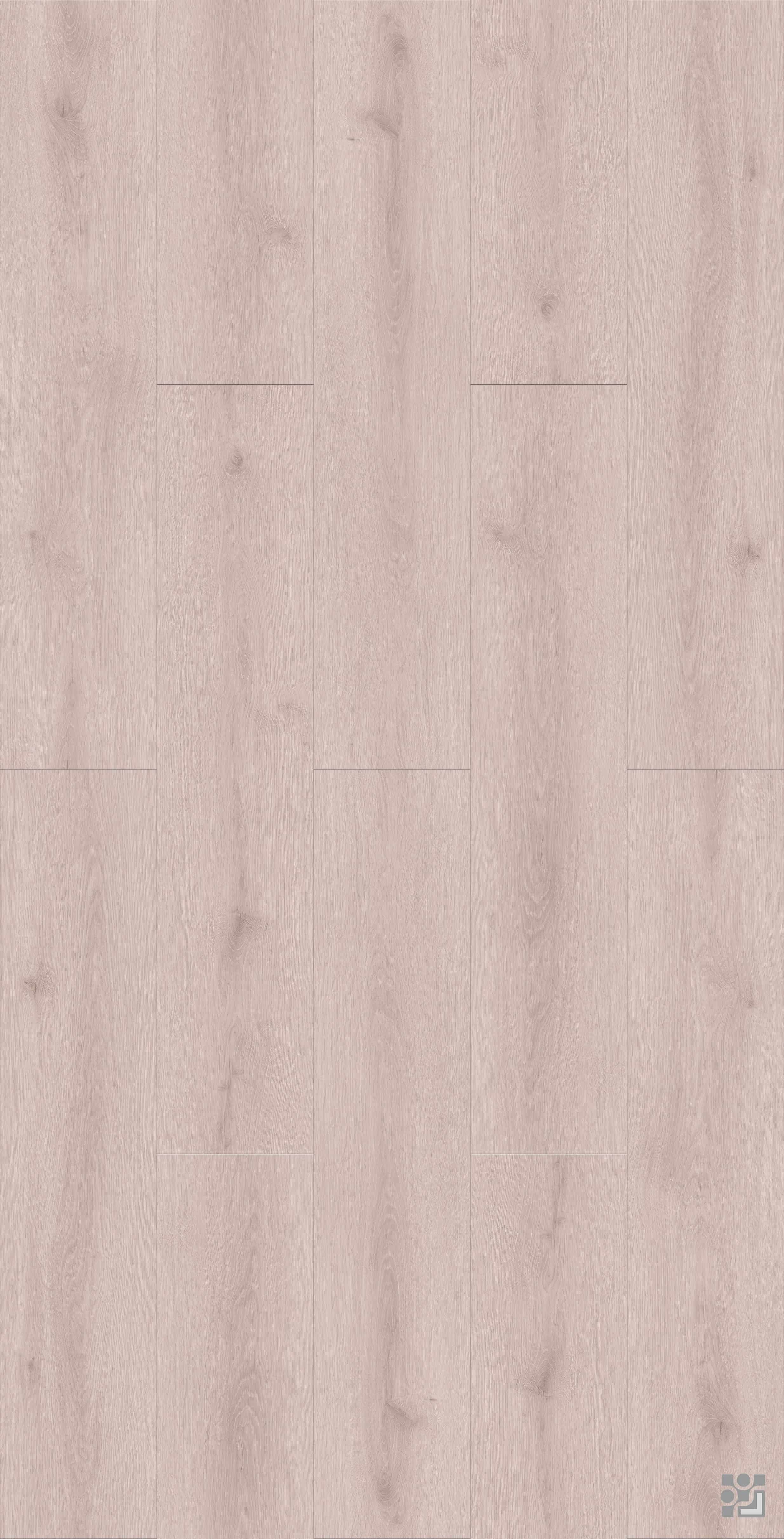 Queensland Oak flooring decorative paper with fine straight grain, slender cathedral patterns and scattered natural knots-8