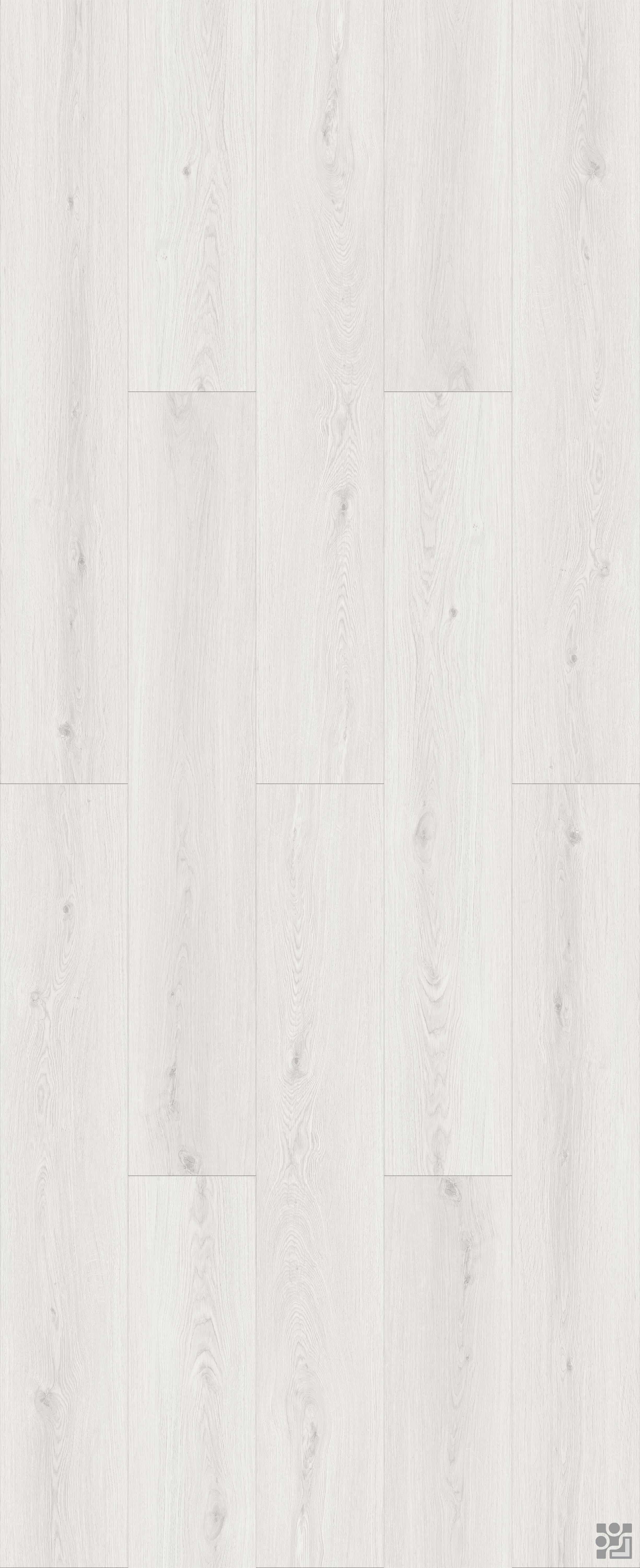 Arden Oak flooring decorative paper with fine straight grain, elongated cathedral figures and scattered natural knots-23