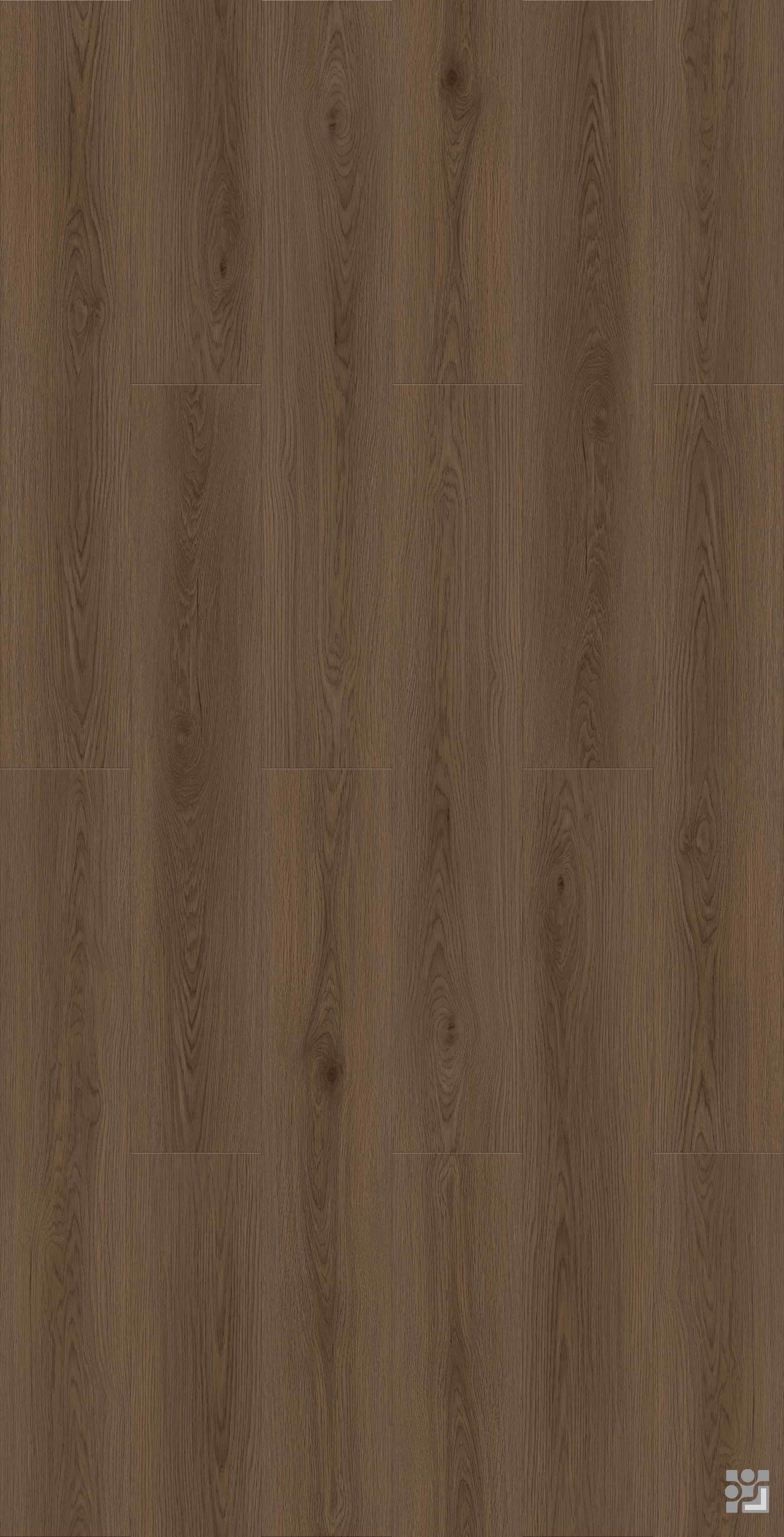 Tuscan Oak flooring decorative paper with fine straight grain, elongated cathedral patterns and scattered natural knots-6