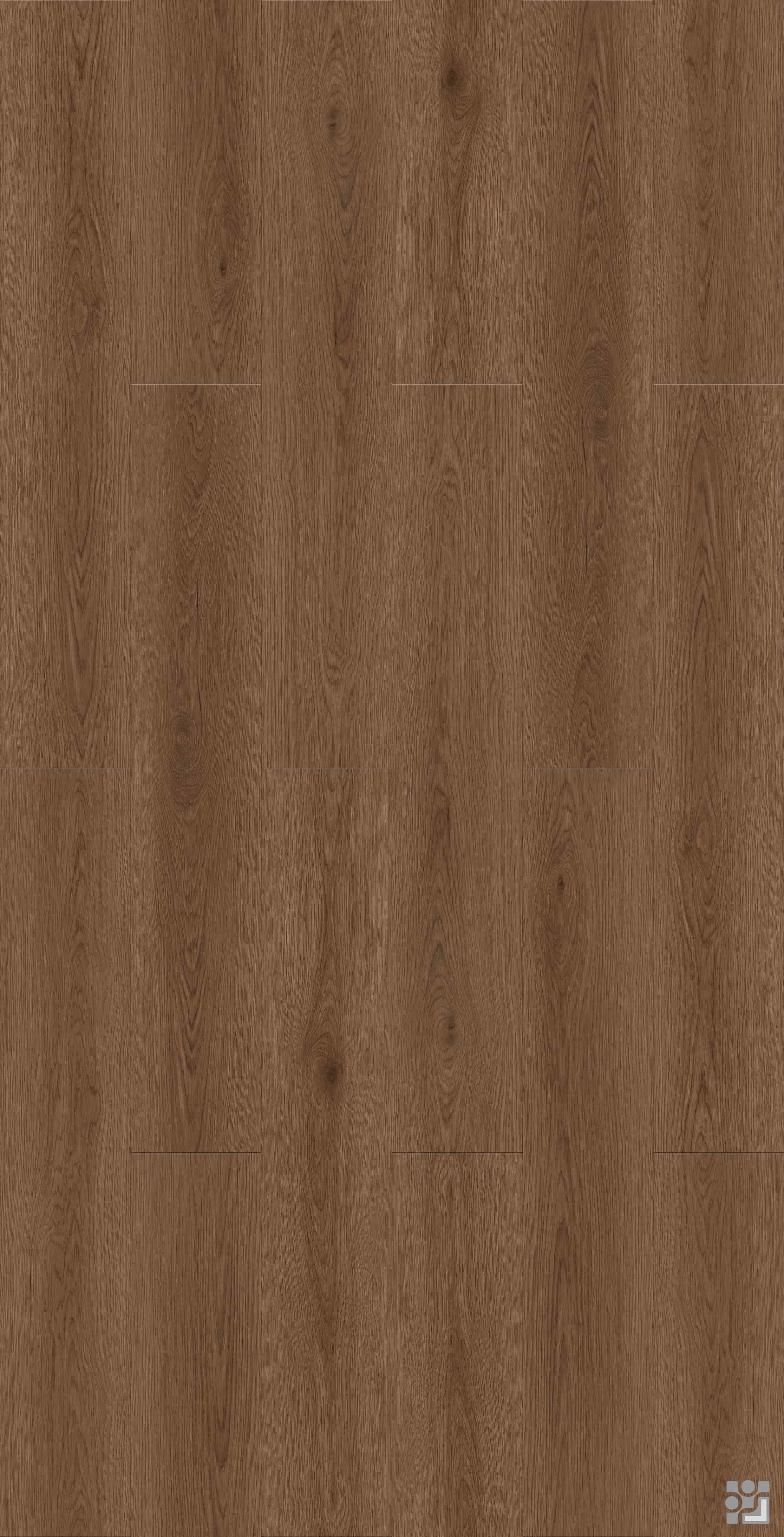 Tuscan Oak flooring decorative paper with fine straight grain, elongated cathedral patterns and scattered natural knots-7