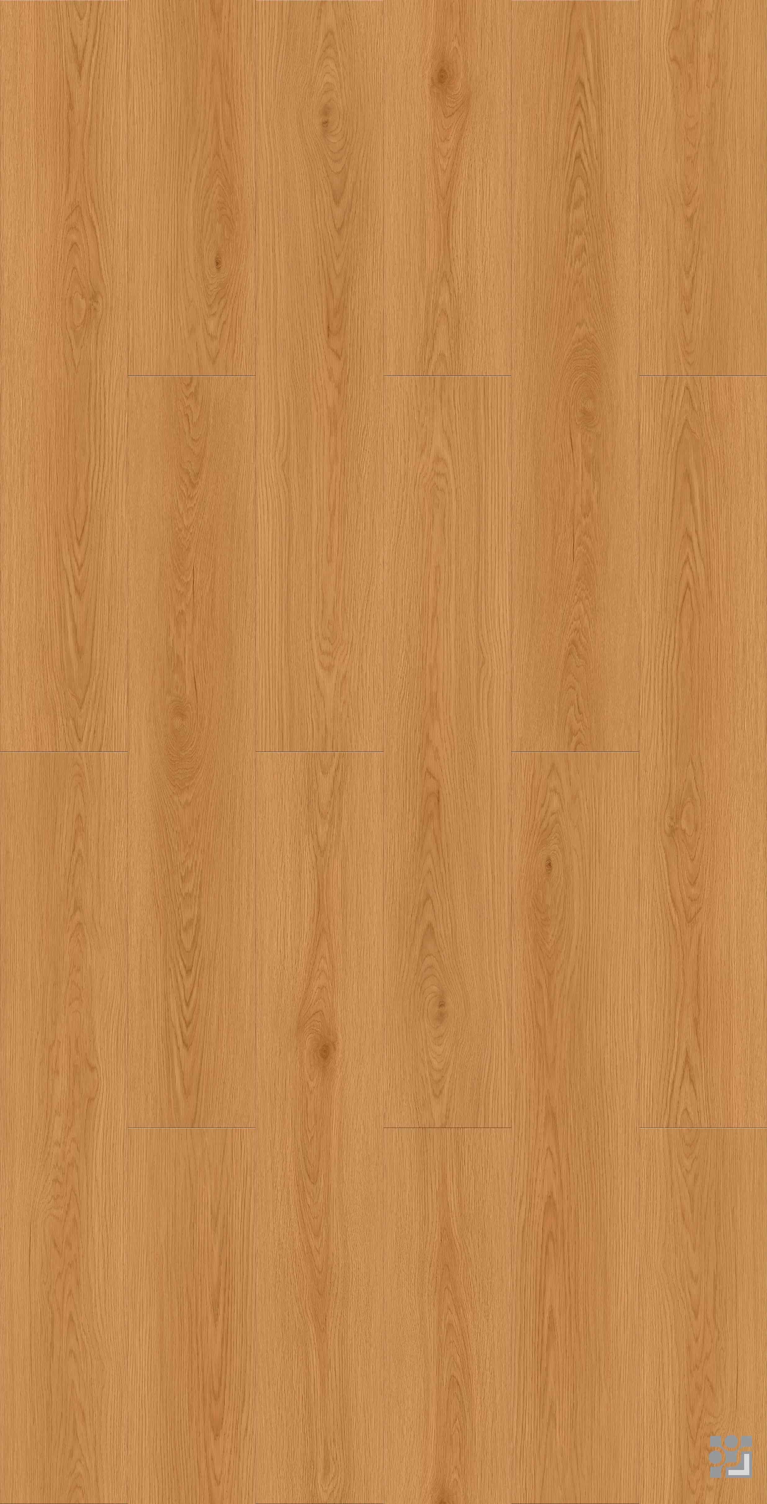 Tuscan Oak flooring decorative paper with fine straight grain, elongated cathedral patterns and scattered natural knots-4