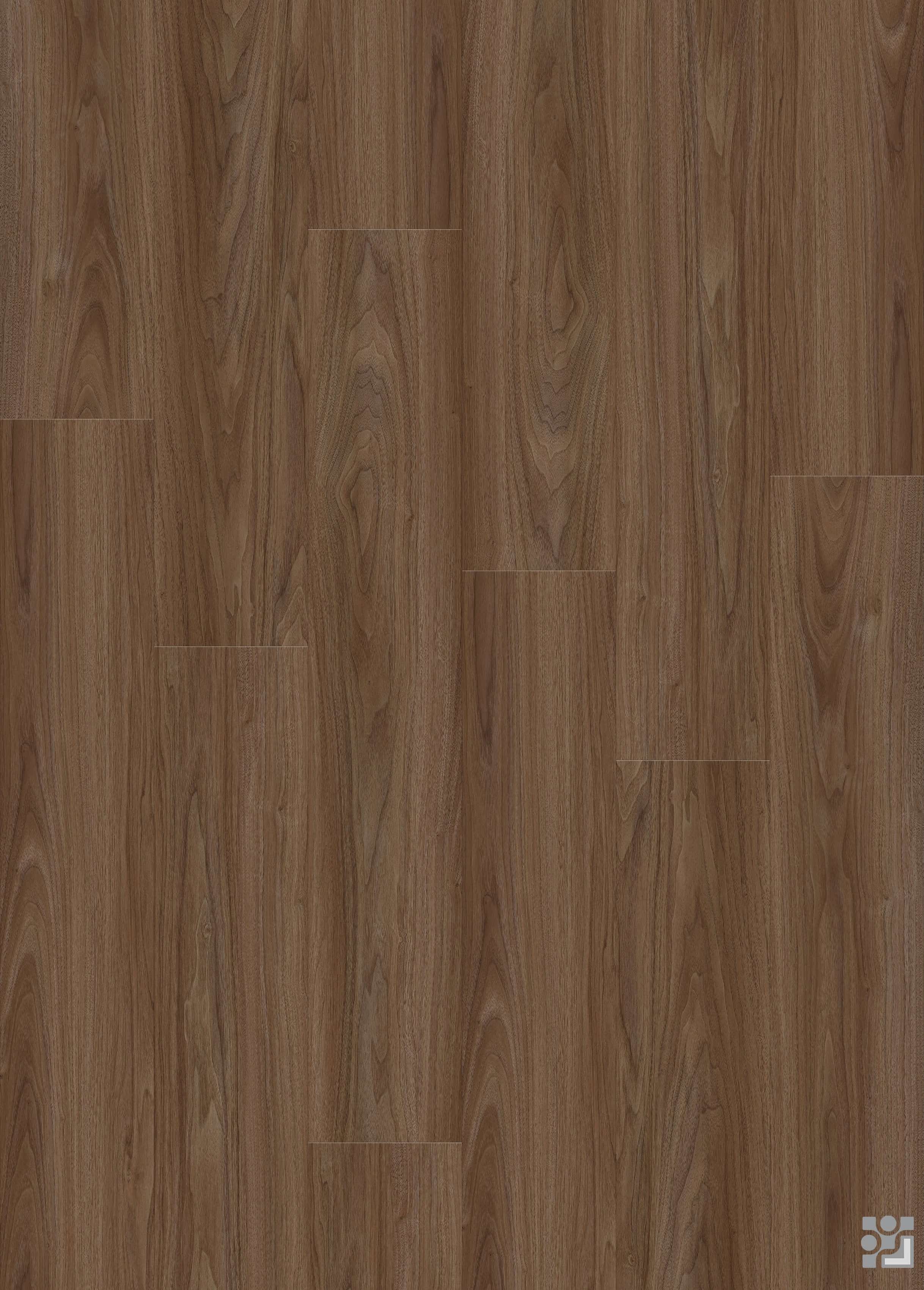 Kafka Walnut dark brown walnut flooring with rich tones and distinctive natural wood grain