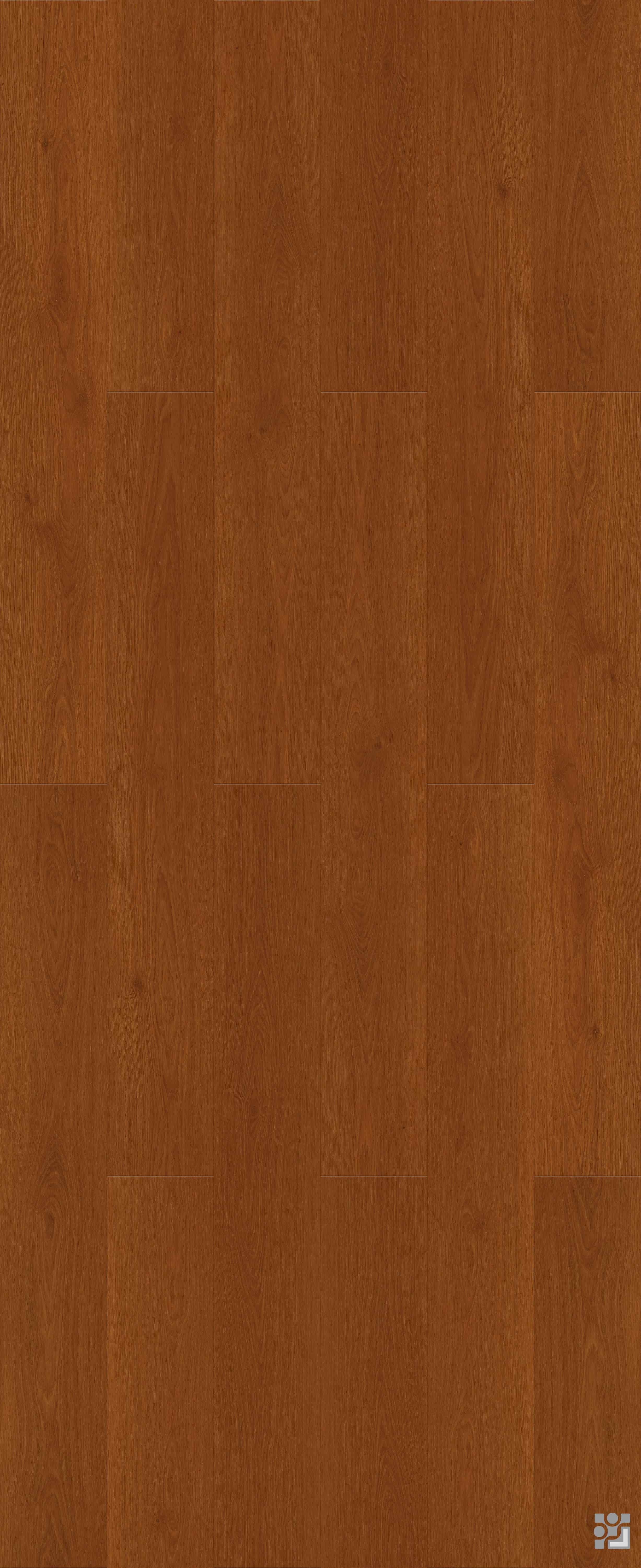 Warm Mist Oak flooring decorative paper with low-contrast straight grain, gentle cathedral figures and subtle knots-10