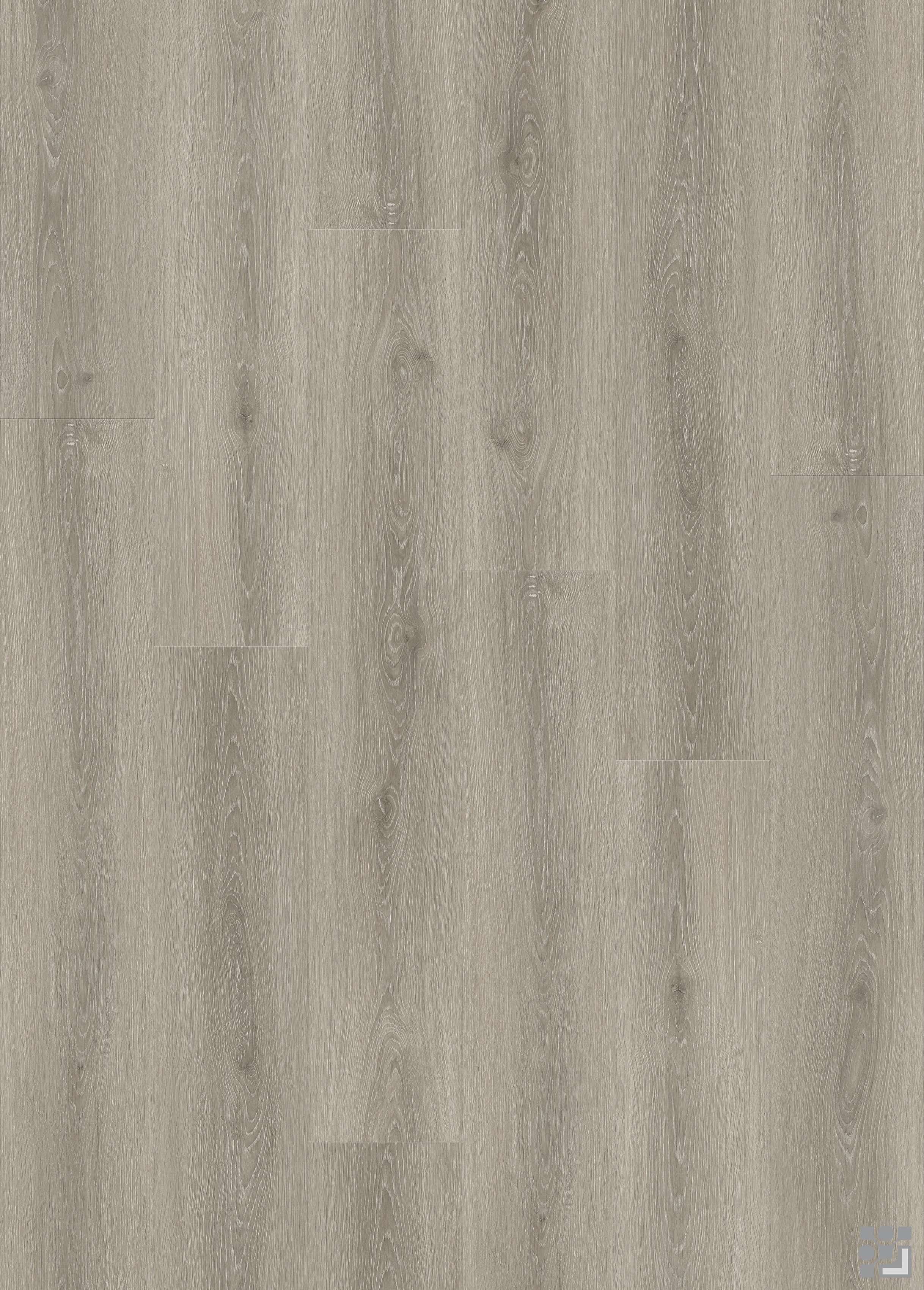 Warm golden-beige Austen Oak flooring decorative paper with delicate straight grain, flowing cathedral figures and a clean long-plank layout

