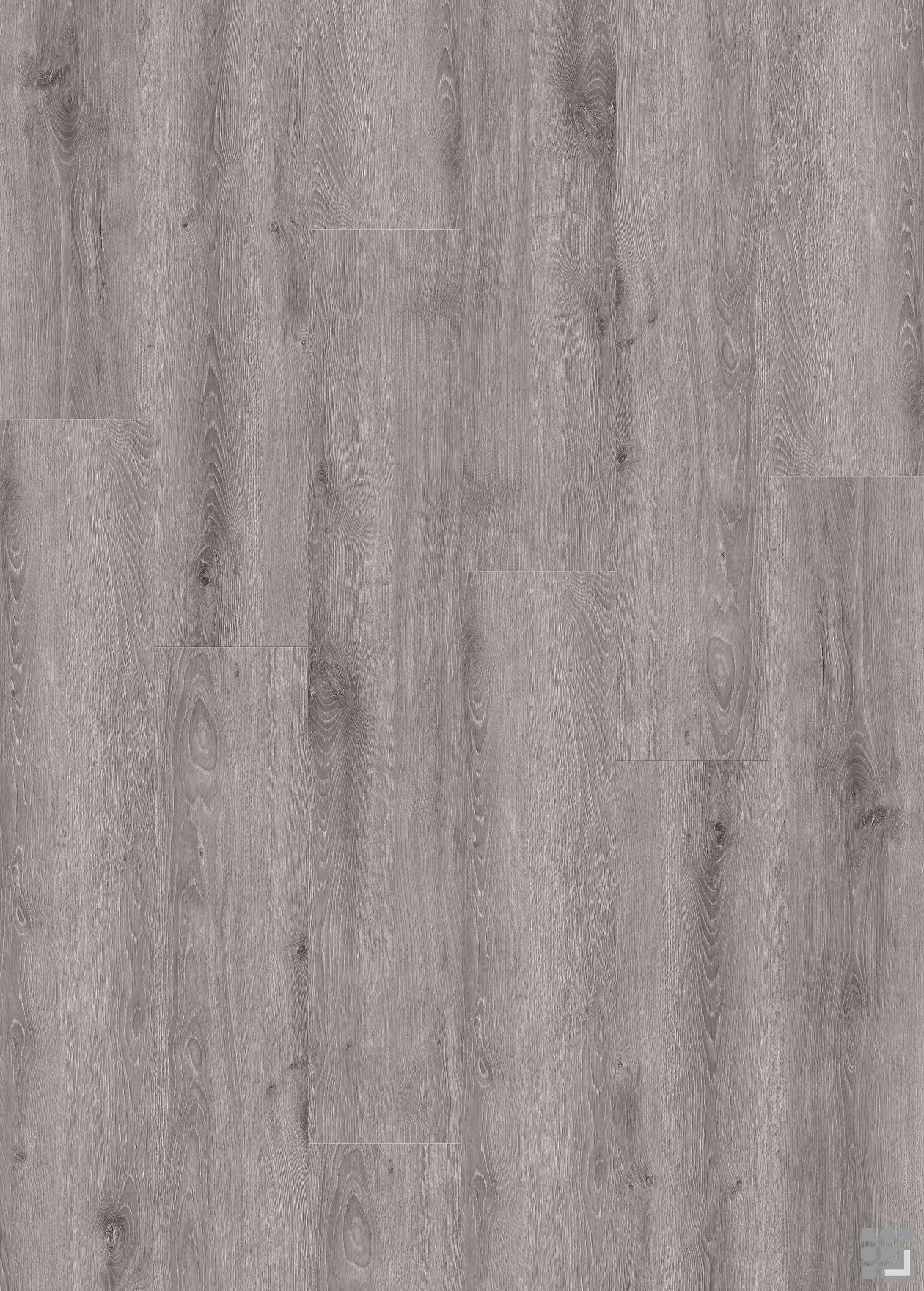 Rich warm-brown Fantacy Oak flooring decorative paper with fine linear grain, elongated cathedral figures and natural knot details
