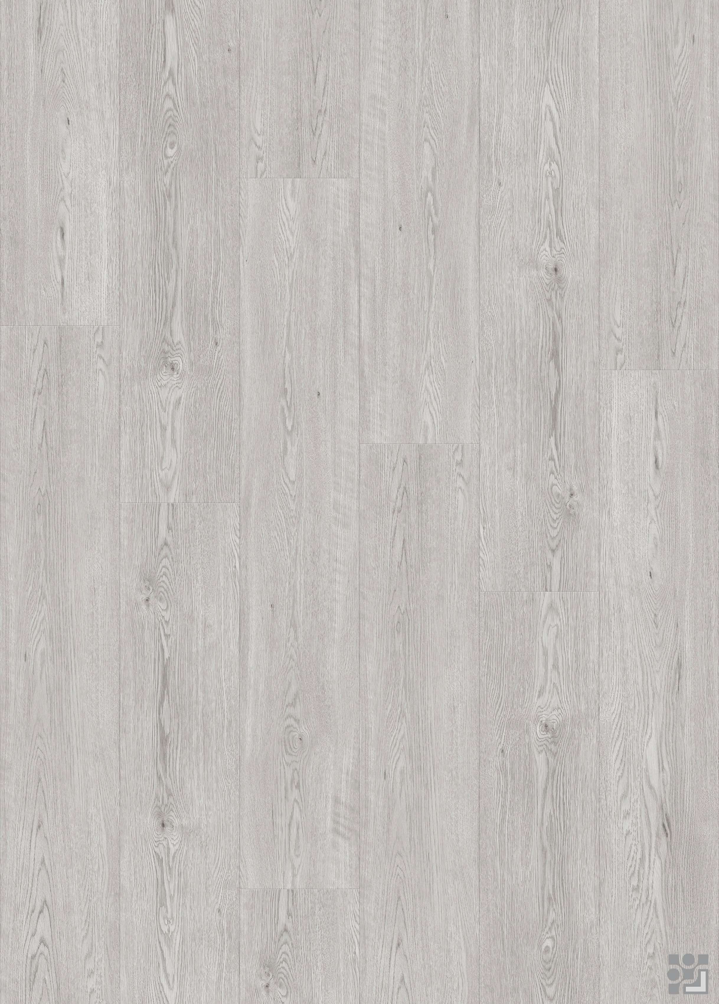 Pale sand-beige Morante Oak flooring decorative paper with delicate straight grain, soft cathedral figures, sparse knots and a clean long-plank layout