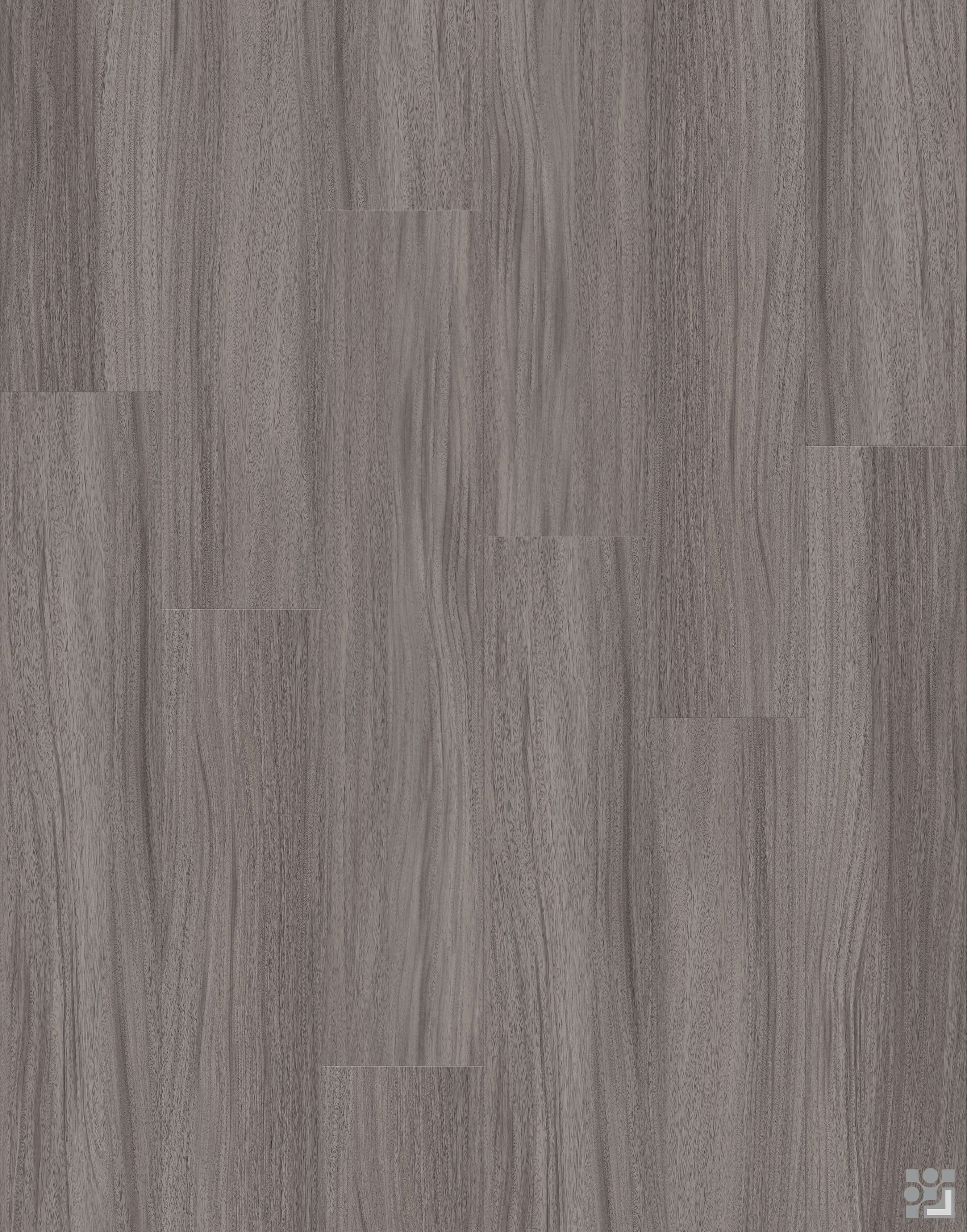 Muted taupe-brown Cordilleras Oak flooring decorative paper with fine linear grain, subtle tonal movement and a clean long-plank layout