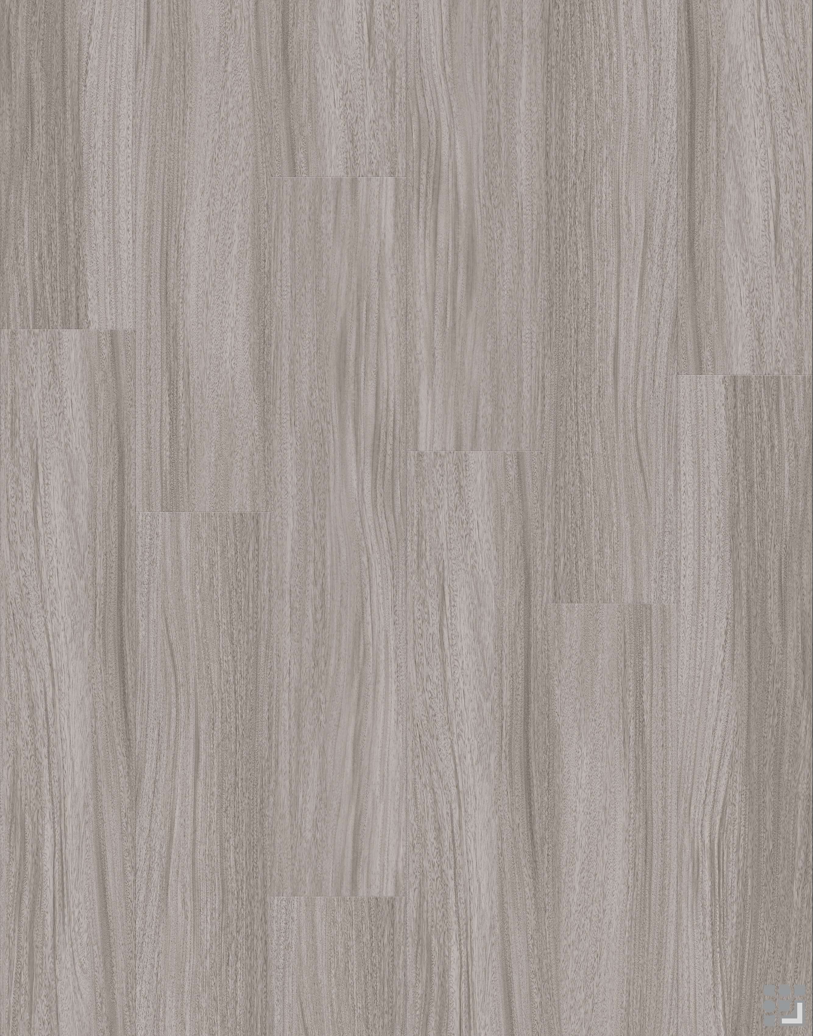 Muted taupe-brown Cordilleras Oak flooring decorative paper with fine linear grain, subtle tonal movement and a clean long-plank layout