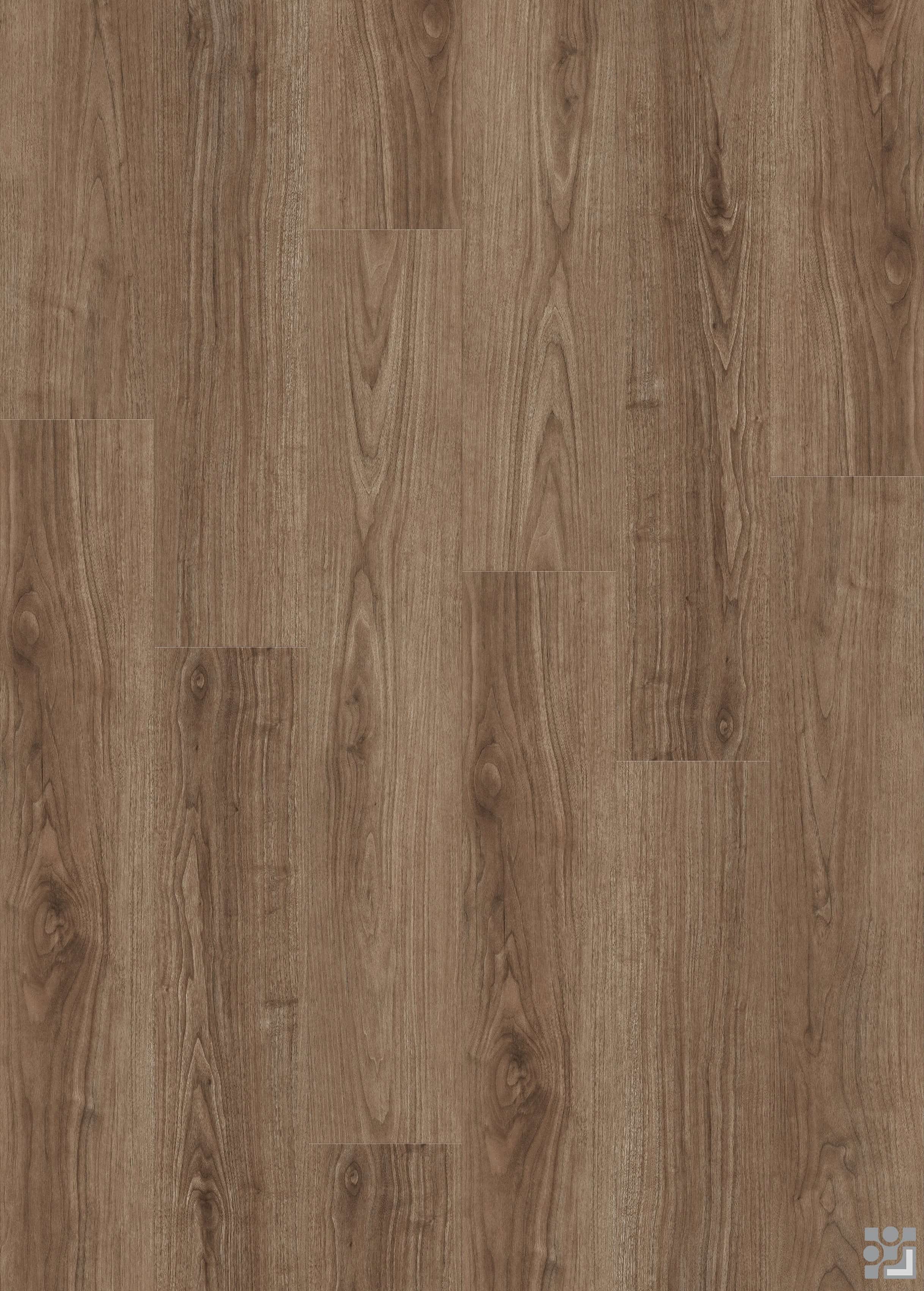 Marquez Walnut walnut flooring decorative paper with warm brown natural wood grain and realistic knot details