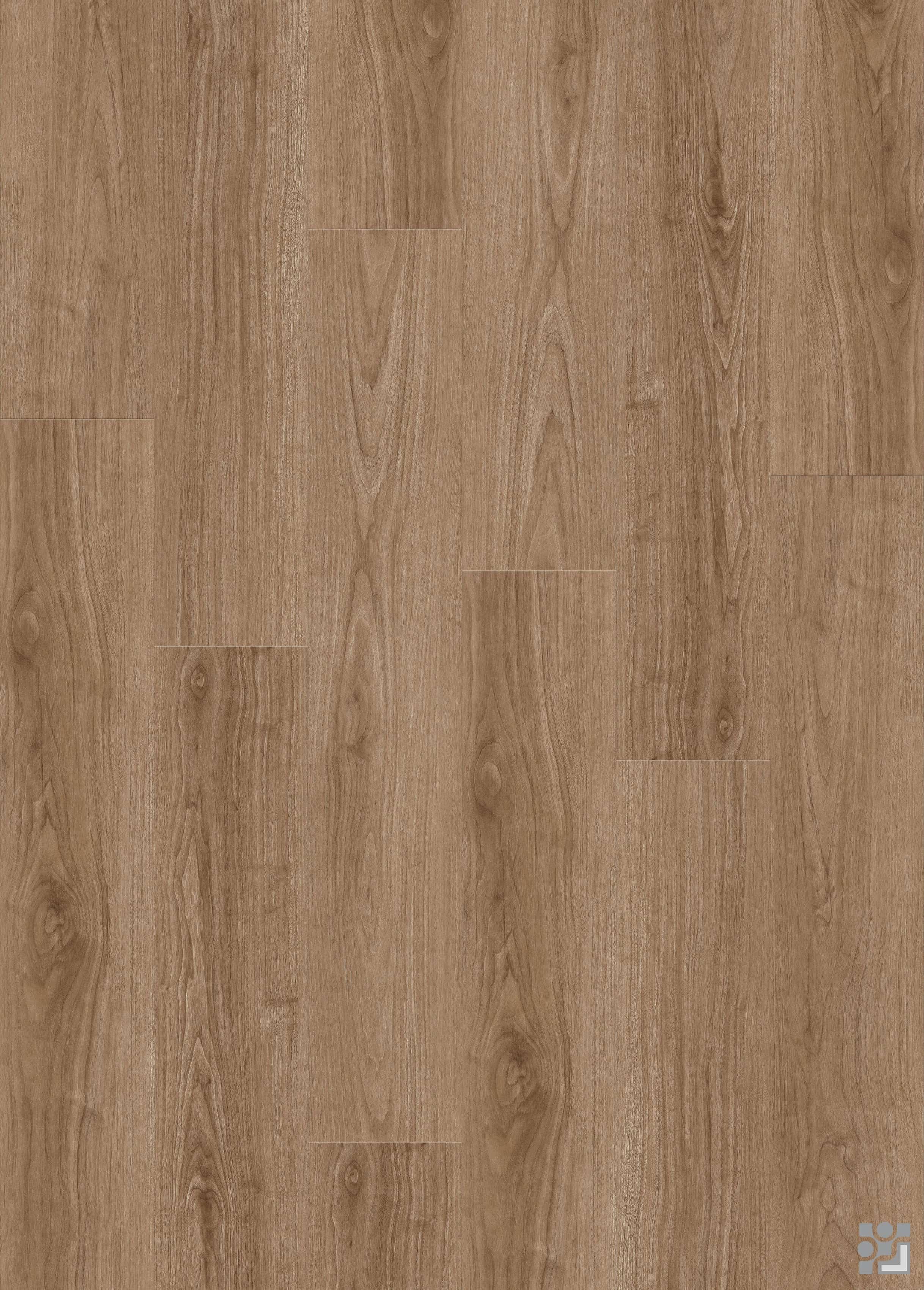 Marquez Walnut walnut flooring decorative paper with warm brown natural wood grain and realistic knot details