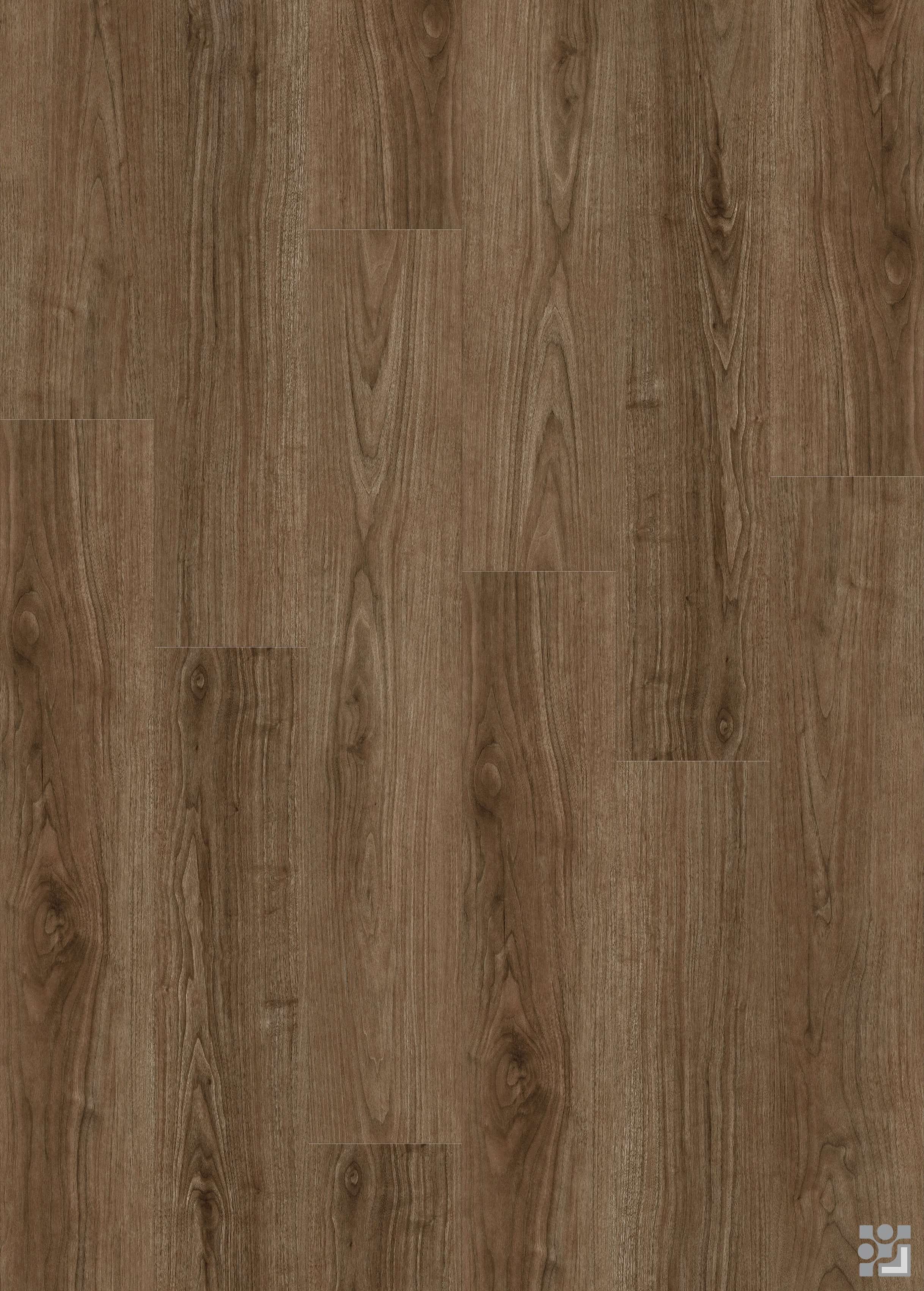 Marquez Walnut walnut flooring decorative paper with warm brown natural wood grain and realistic knot details