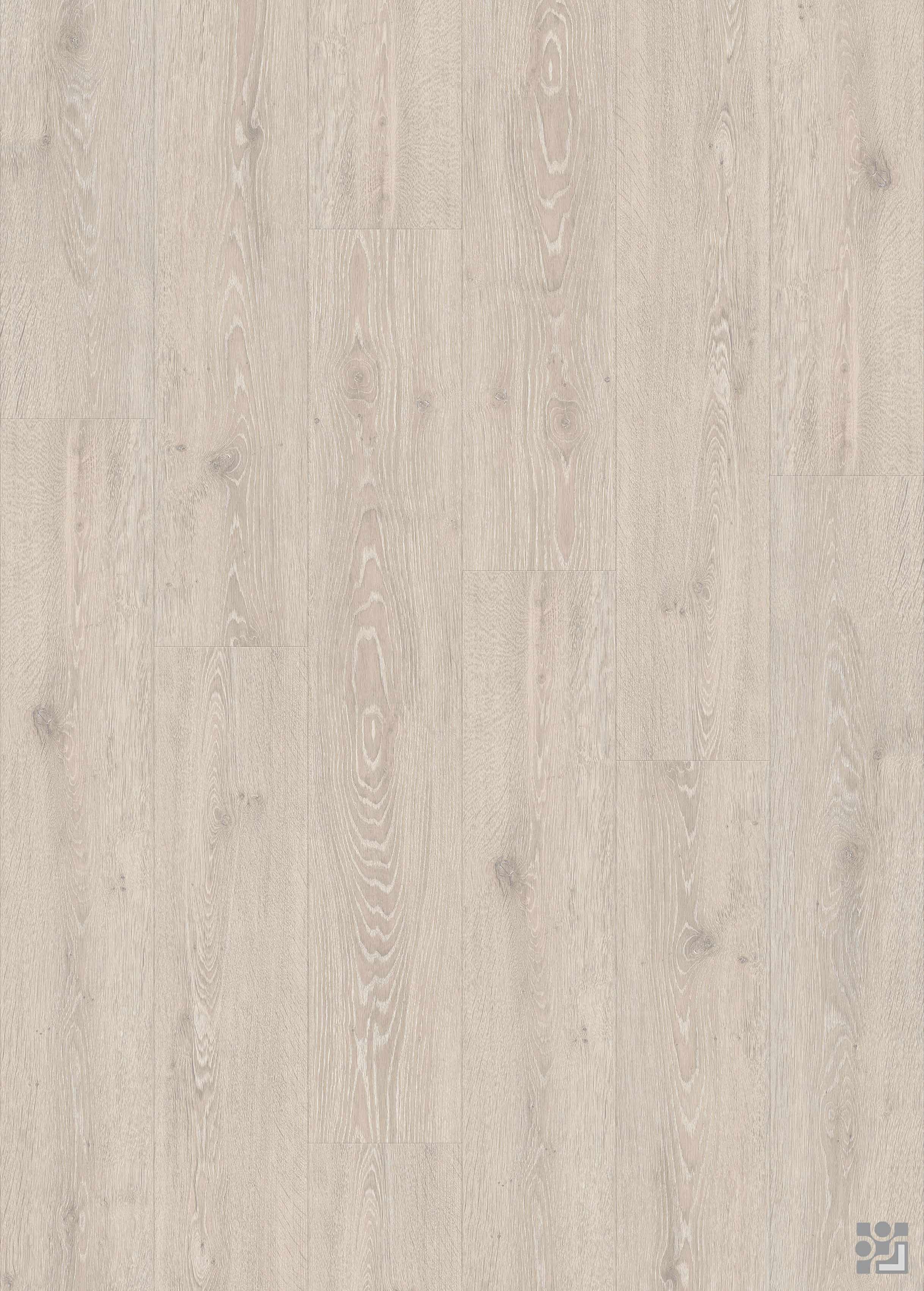 Charte Oak decorative flooring paper with defined cathedral grain, fine linear texture, subtle knots and a natural long-plank oak pattern
