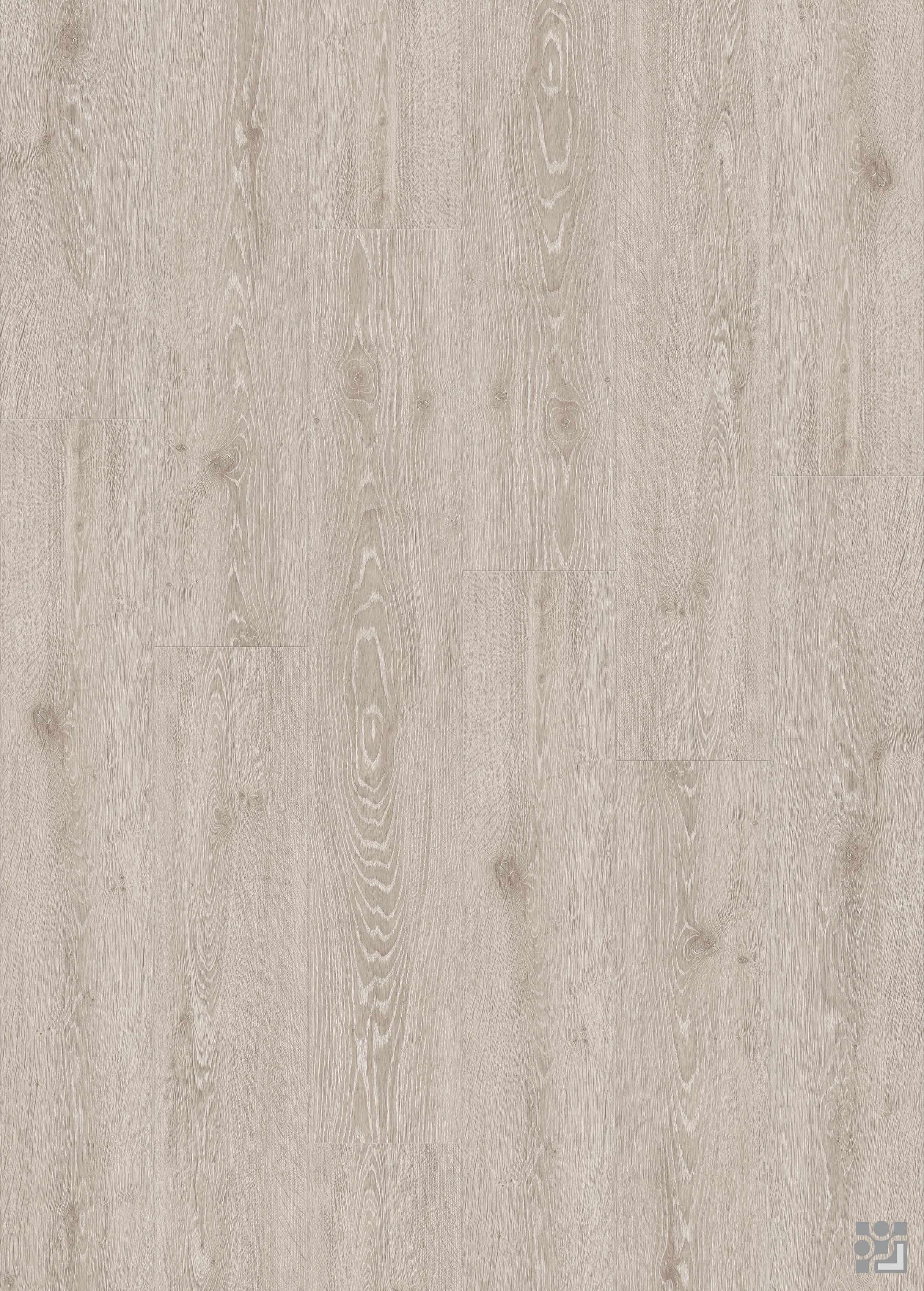 Charte Oak decorative flooring paper with defined cathedral grain, fine linear texture, subtle knots and a natural long-plank oak pattern