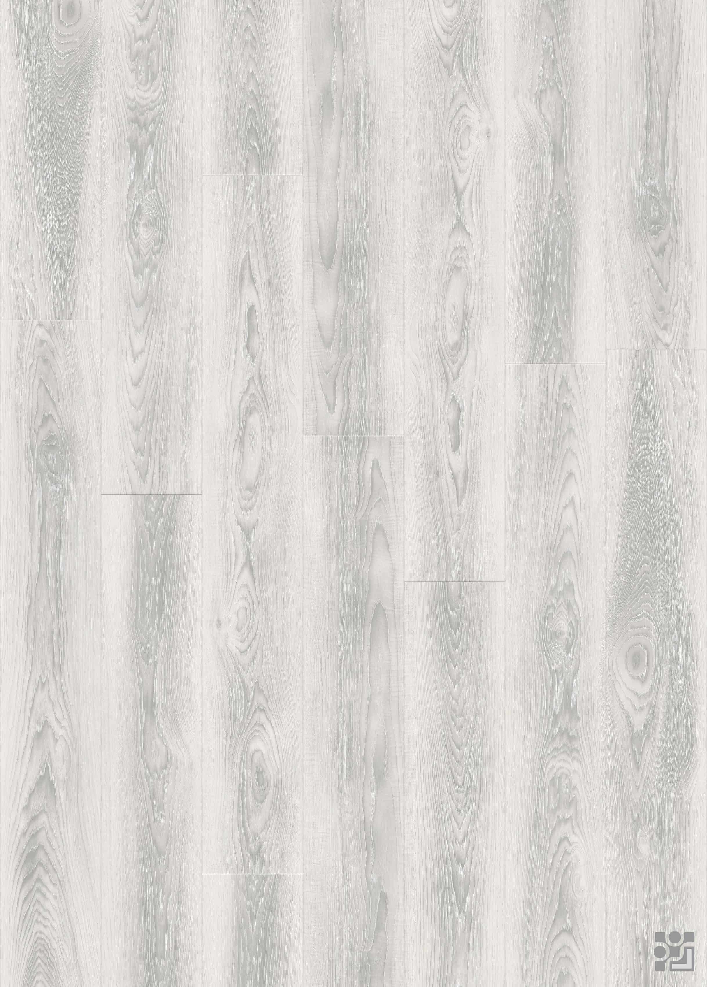 Halliburton Oak decorative flooring paper with flowing cathedral grain, fine linear details, natural knots and a long-plank oak pattern