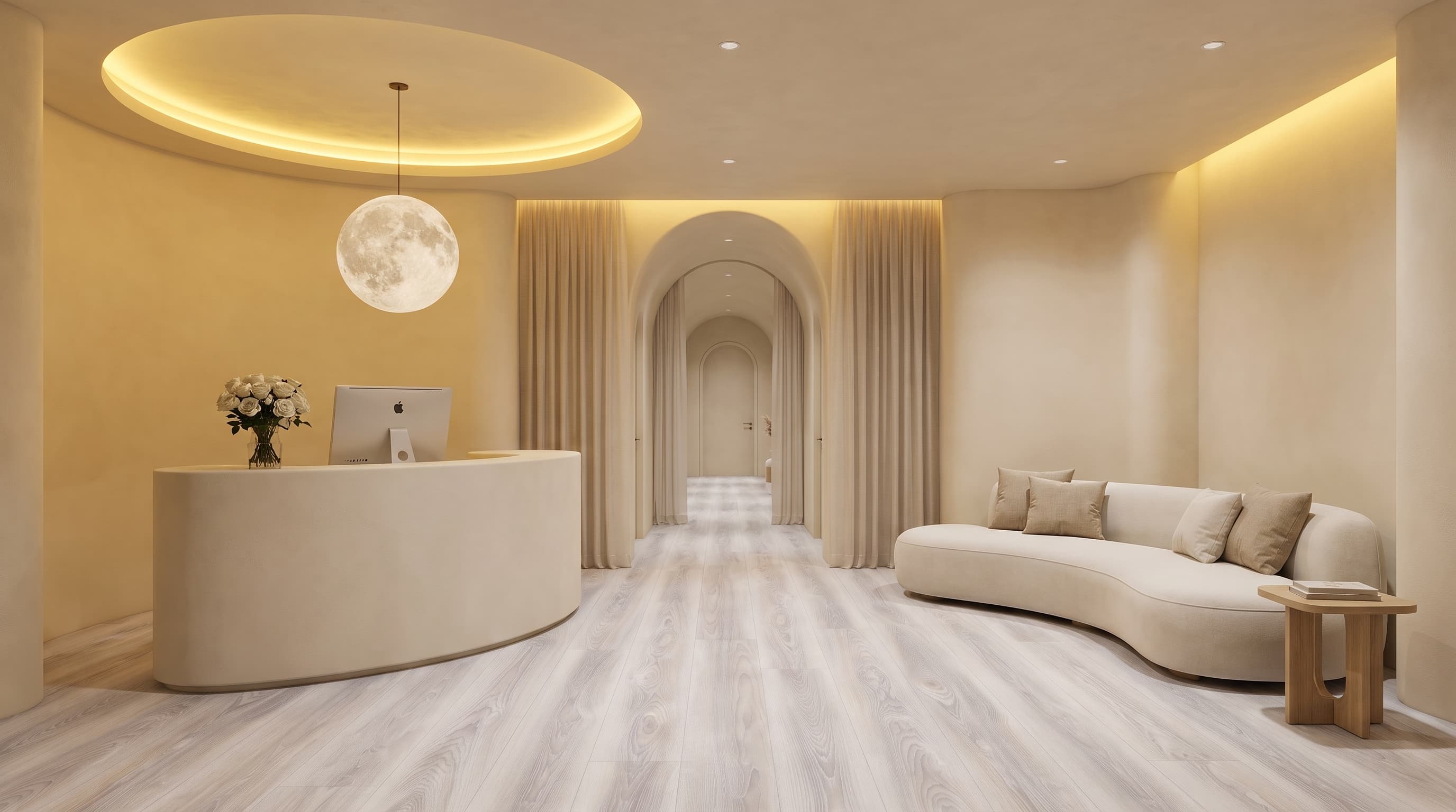 Contemporary interior featuring Halliburton Oak flooring with expressive cathedral grain and natural knots